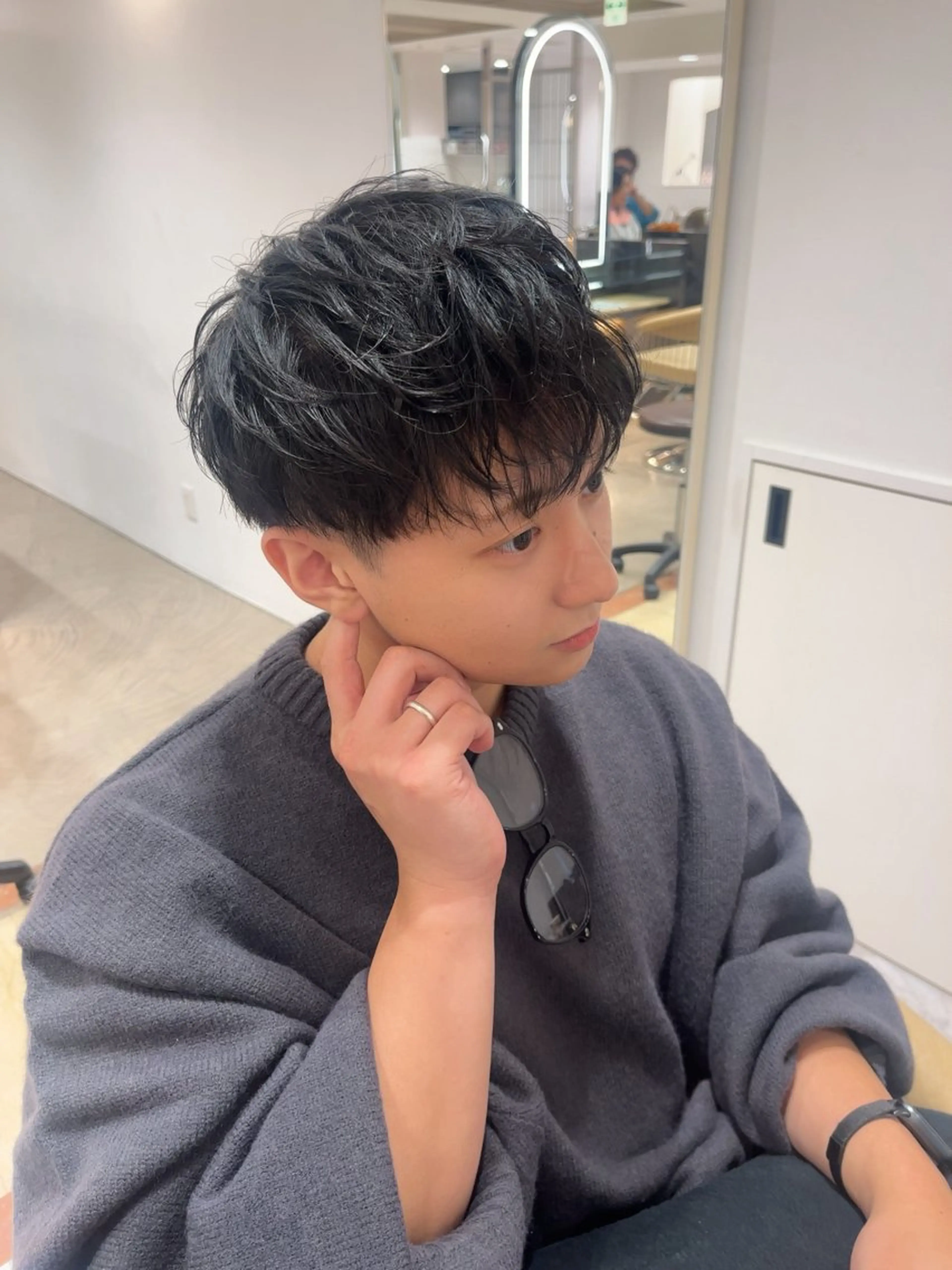 【2回目以降の方限定♡】メンズカット＋トリートメント＋パーマ＋ヘアセット✨の写真