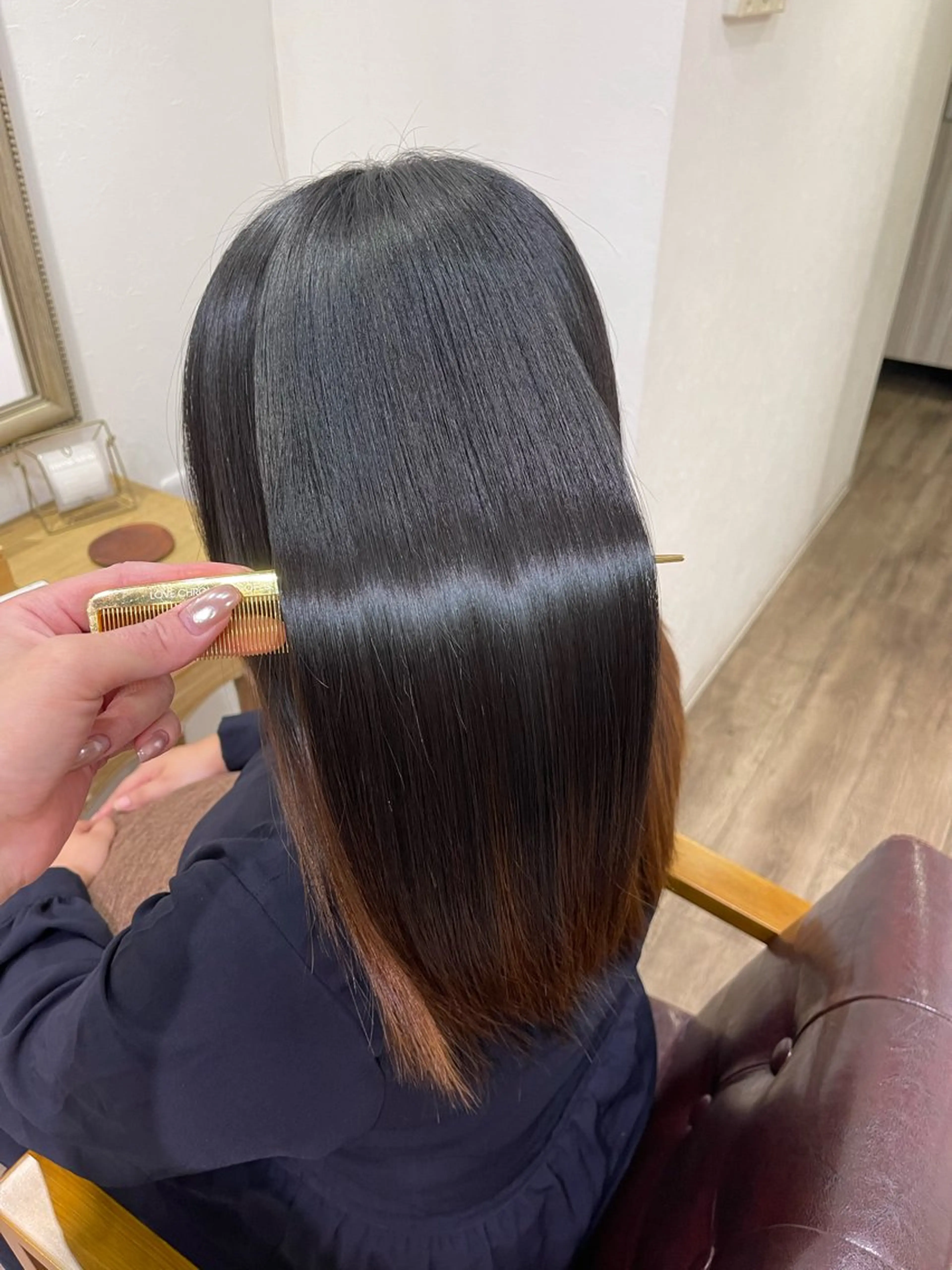 ロング ヘアカラー トリートメント Felice Erikaのヘアスタイル