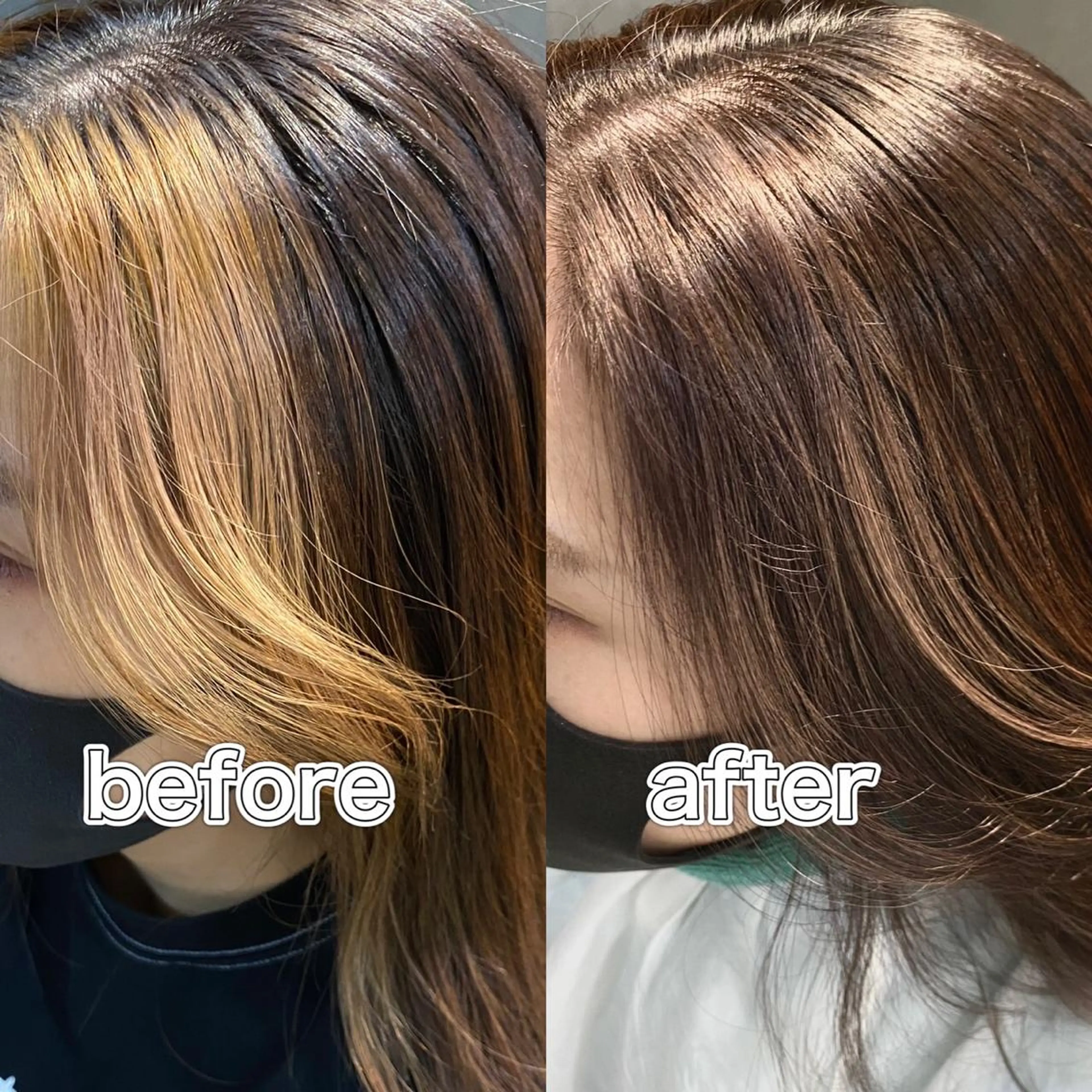 セミロング カラー カット ヘアカラー トリートメント ヘッドスパ メルクヘアー 中澤のヘアスタイル