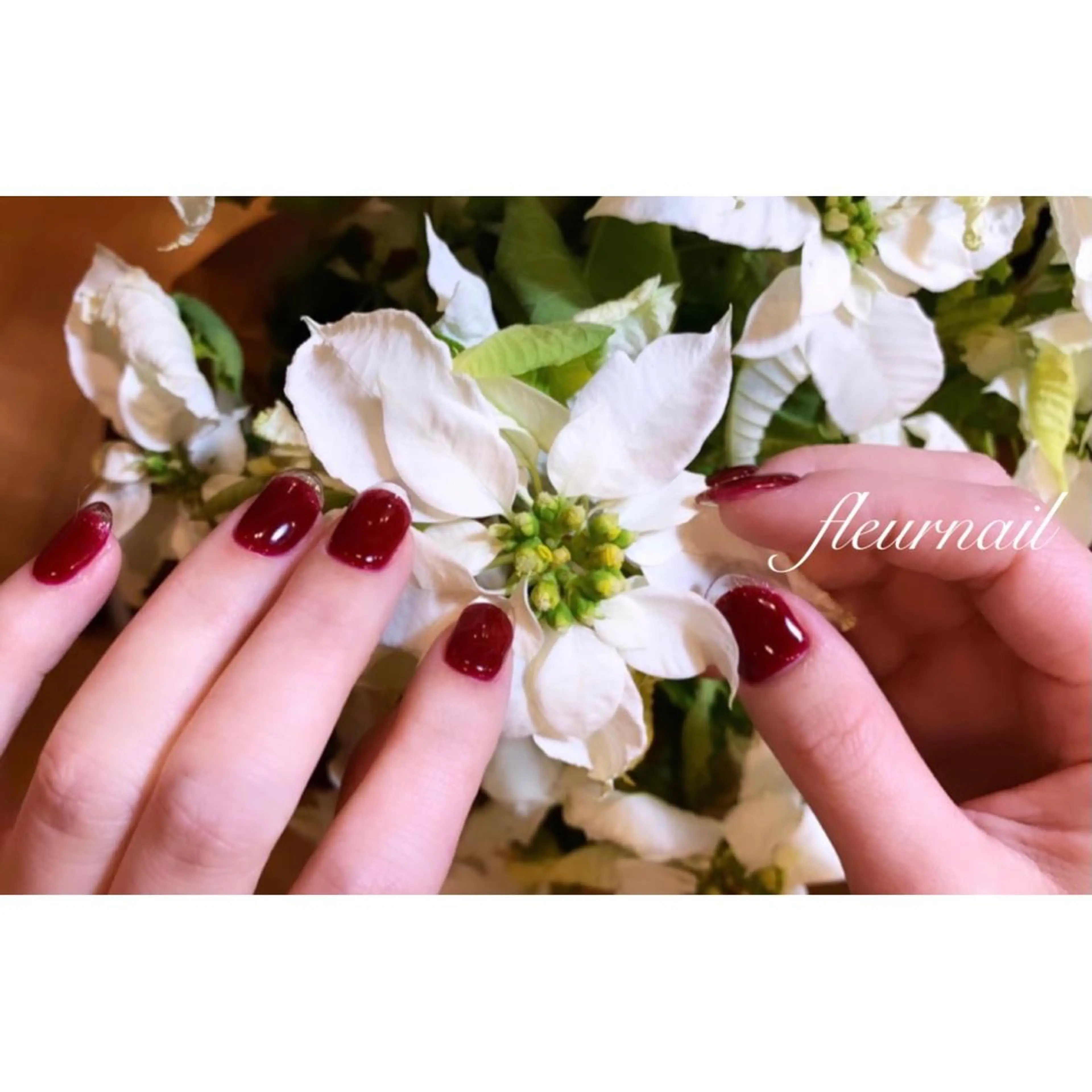 ネイル クリアネイル フレンチネイル fleurnail miuraのネイルデザイン