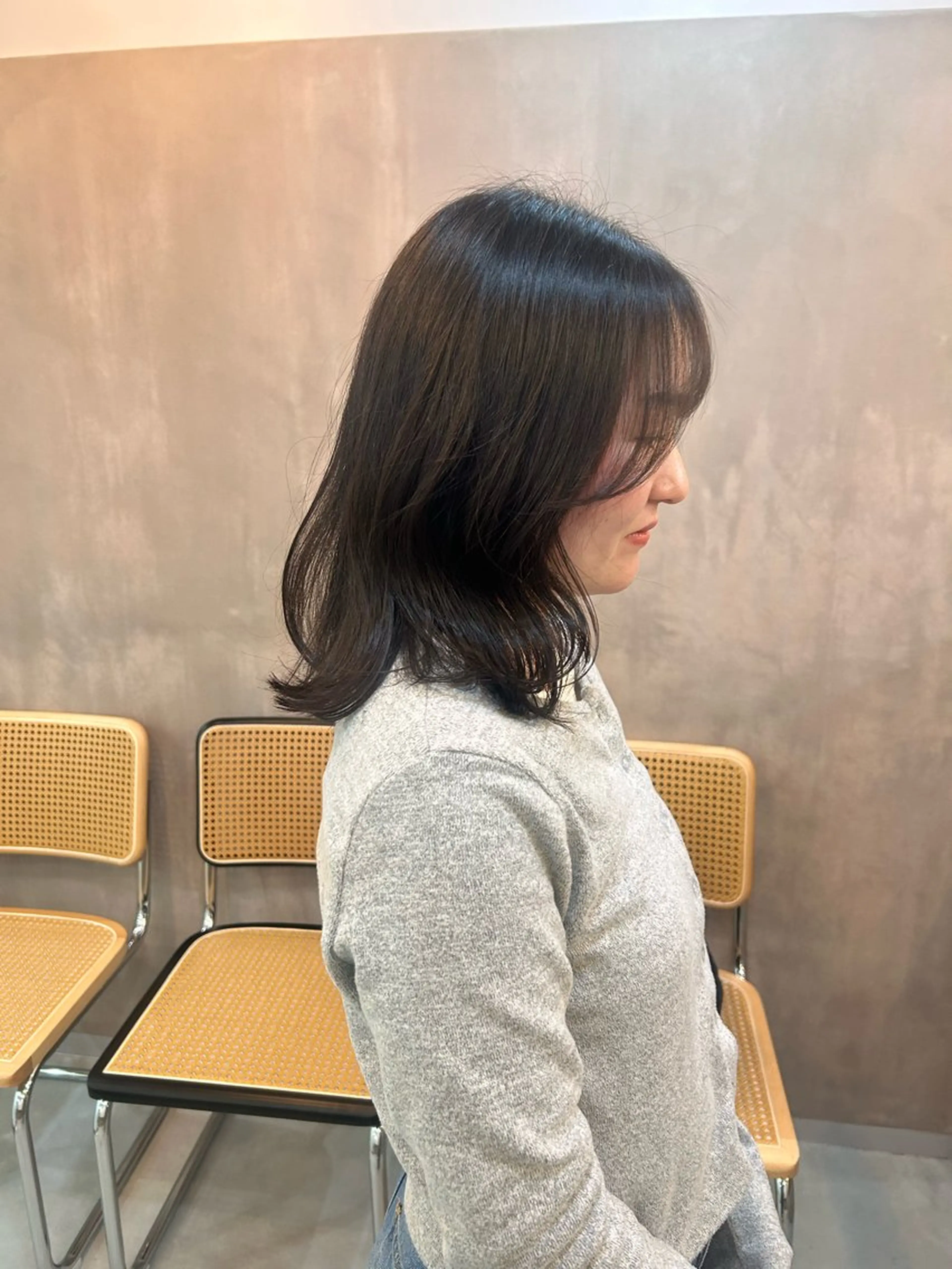 ミディアム miyu /yucca大阪京橋のヘアスタイル