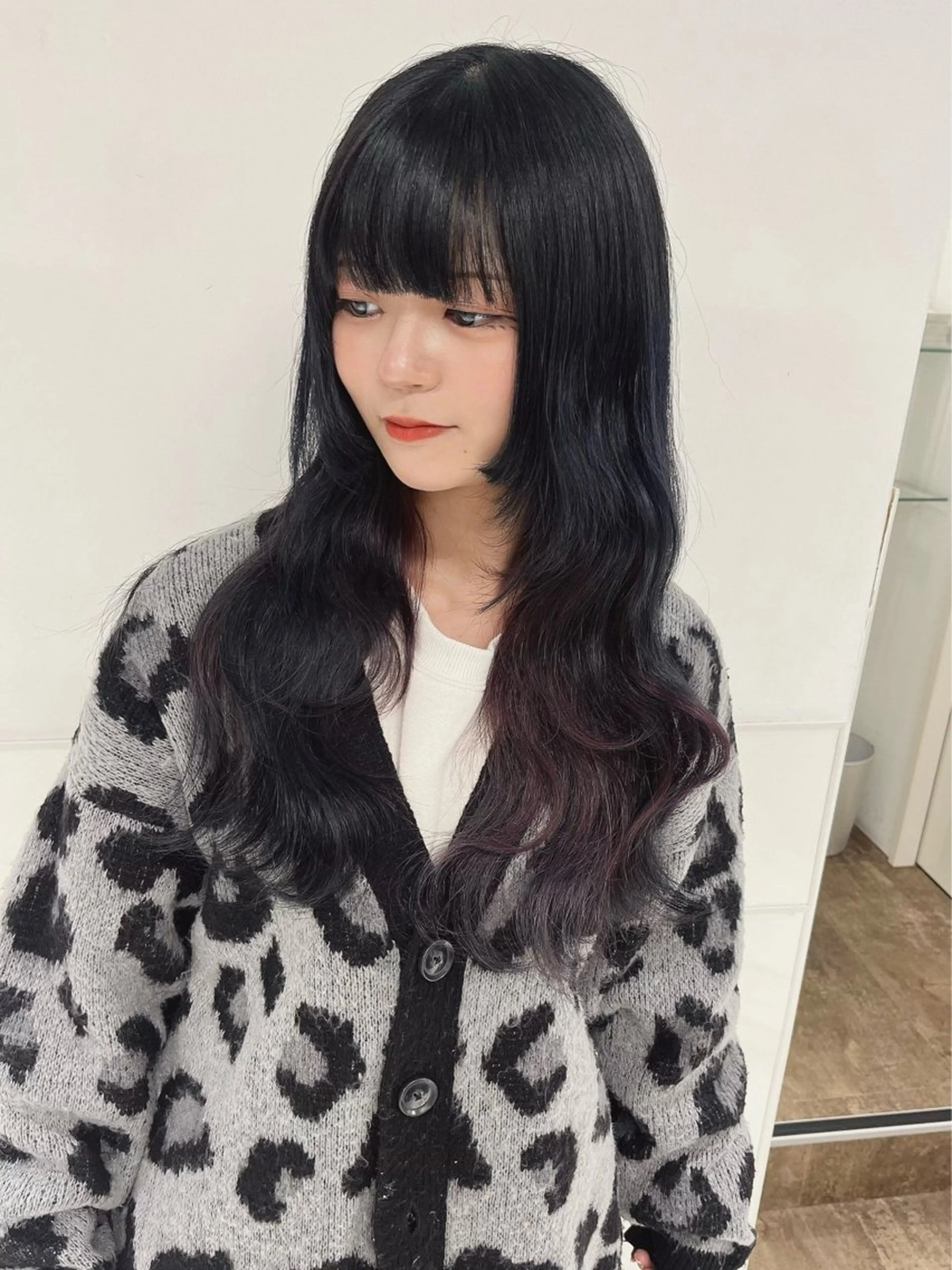 セミロング レイヤーカット りおな/髪質改善/ カラー /平尾のヘアスタイル