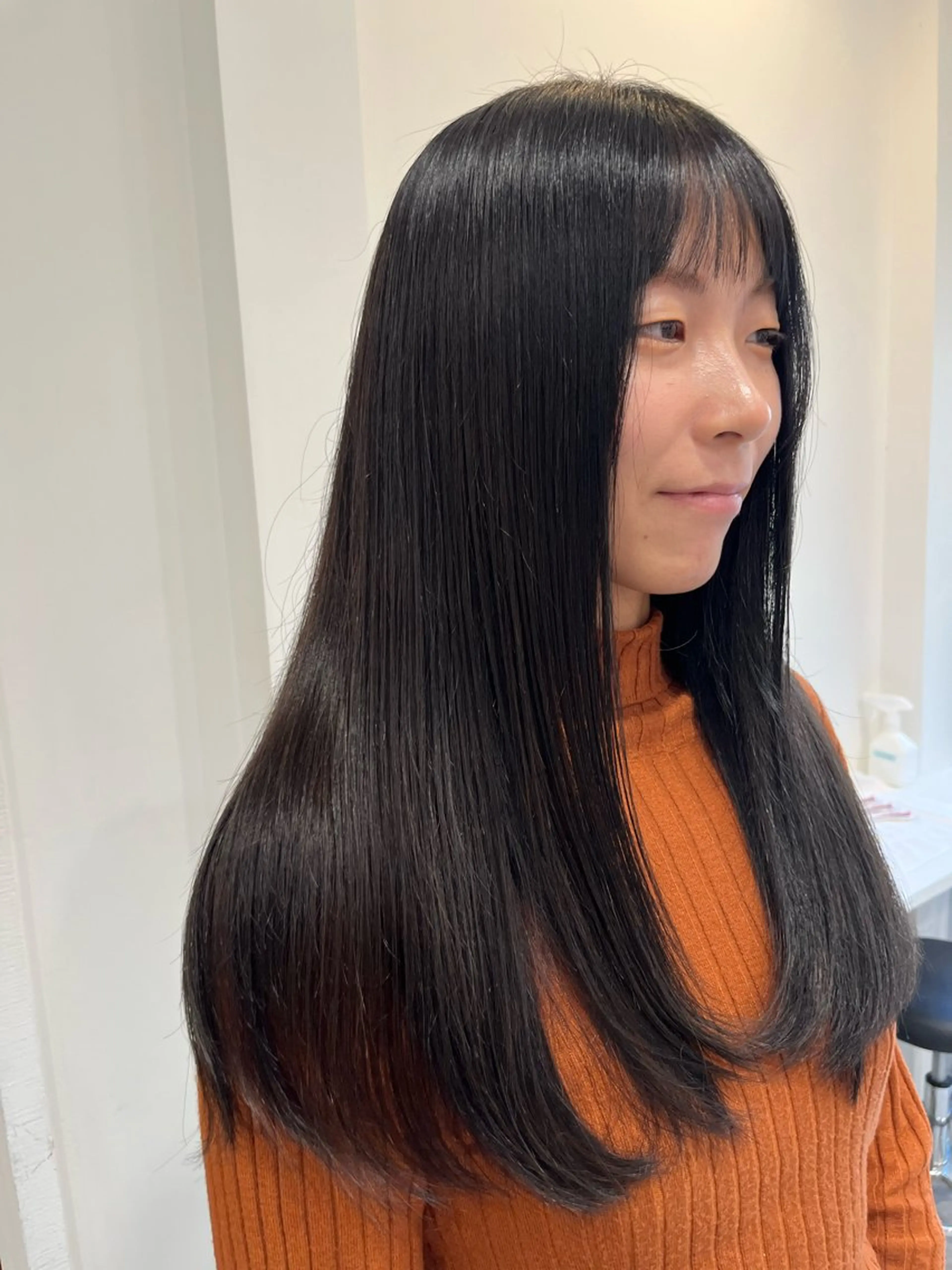 ロング トリートメント カット ヘアカラー トリートメント 無料カットモデル‪✨ ✂️Nanami🌷のヘアスタイル