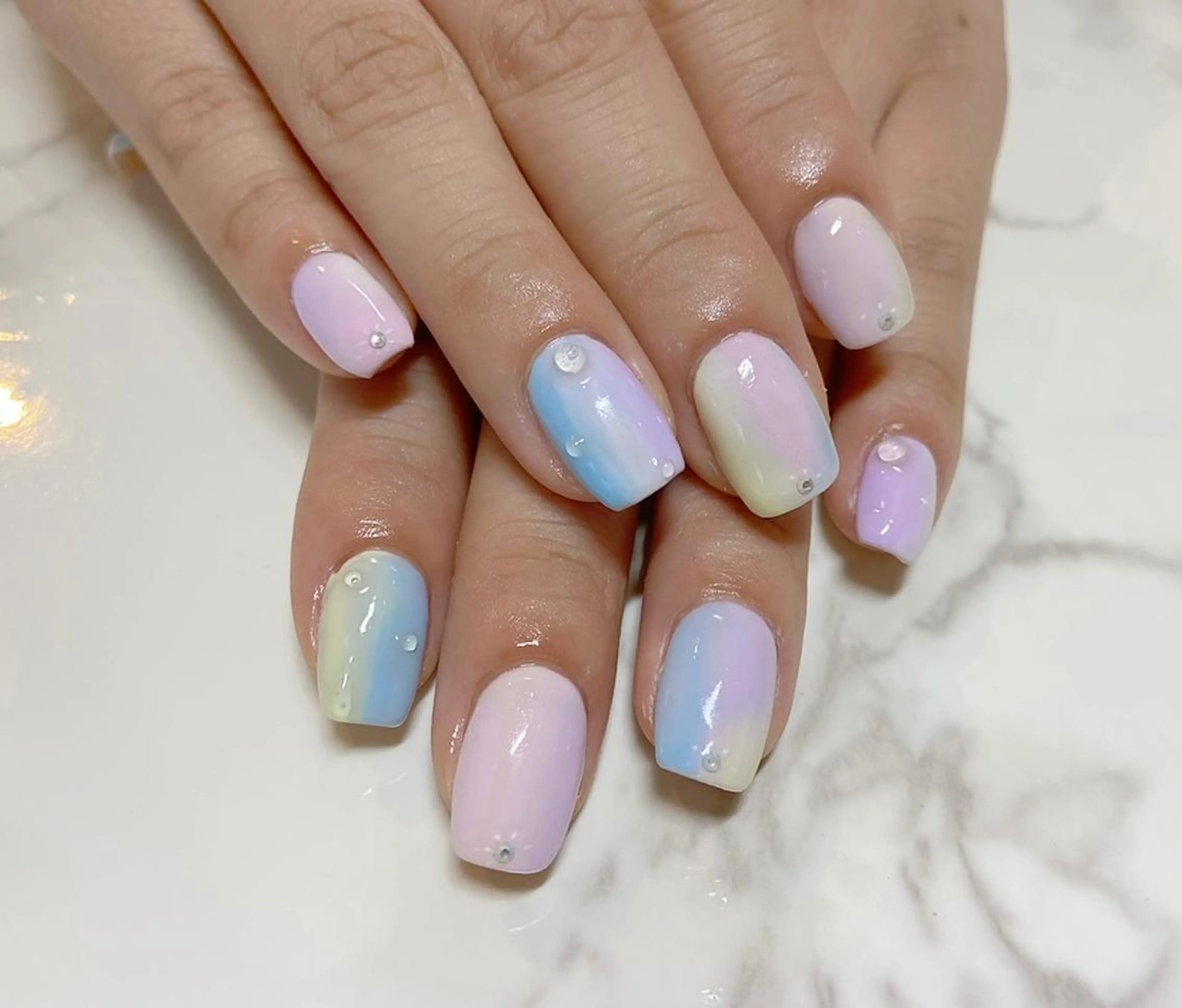 ネイル 韓国ネイル 🧸熊谷 かほ🧸のネイルデザイン
