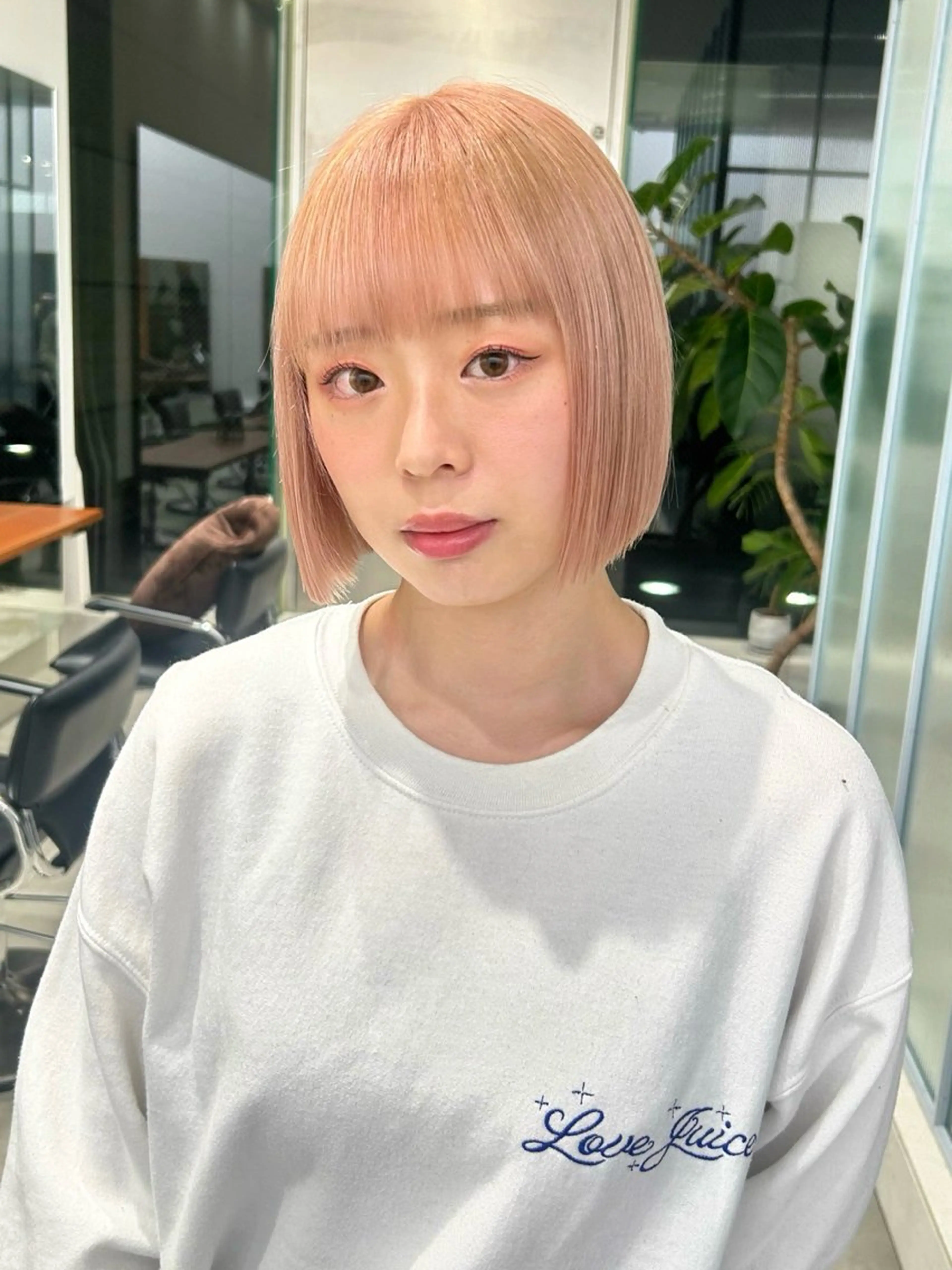 ショート カラー 透明感ハイトーン/ レイヤー/セイナのマツエク・マツパデザイン