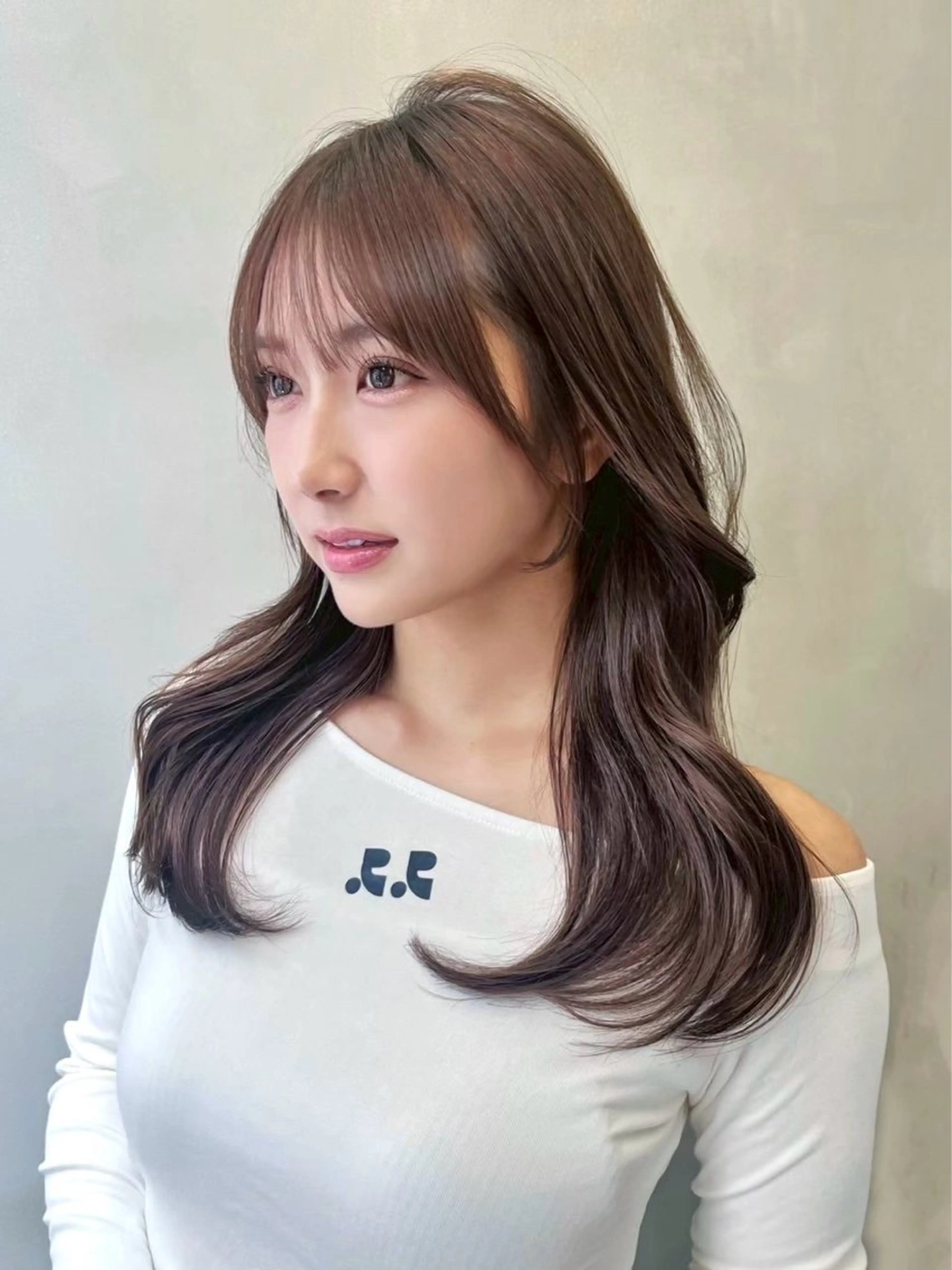 【前髪縮毛矯正＋透明感カラー🌈＋1ステップ艶トリートメント✨】の写真