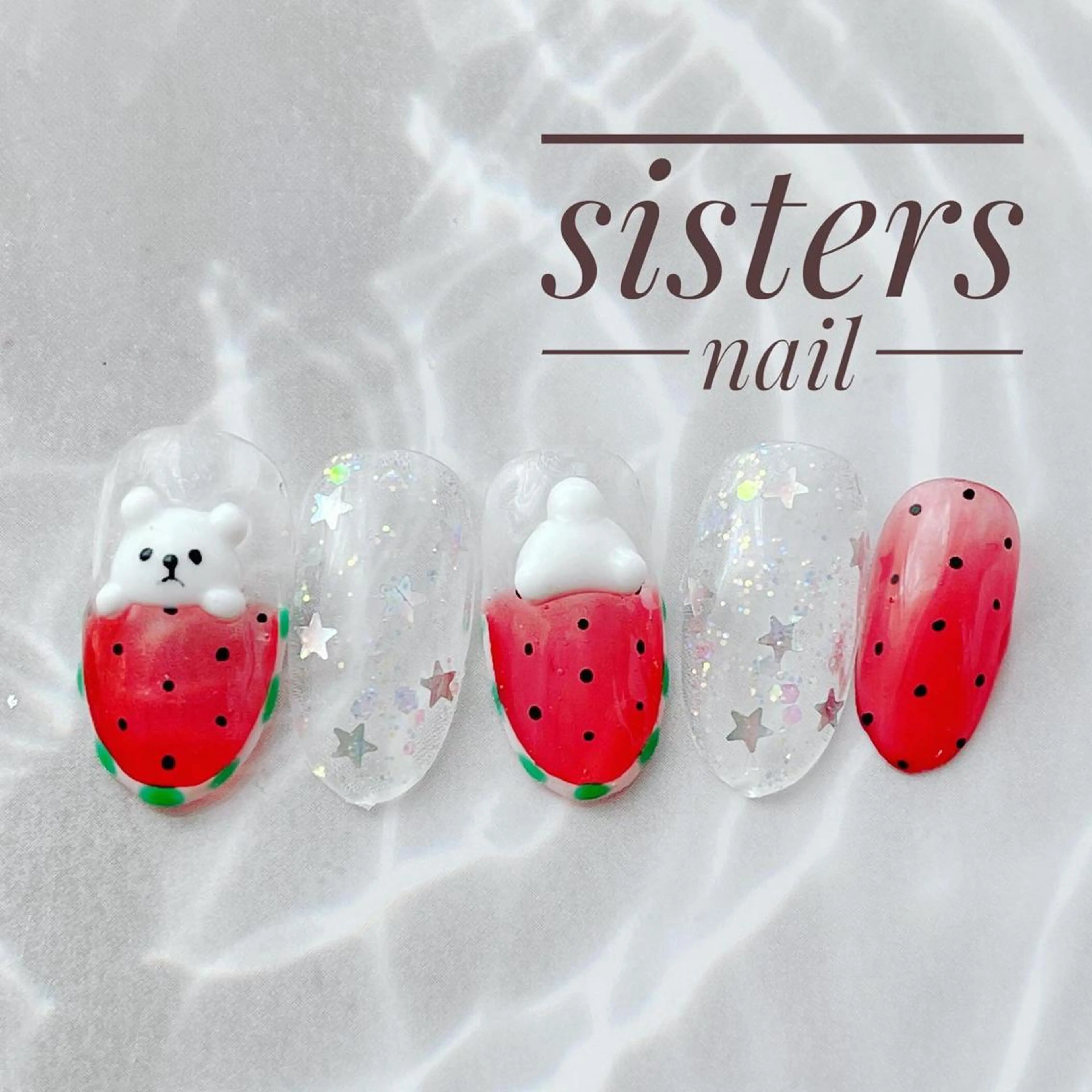 ネイル アートネイル 夏ネイル sisters nail.fのネイルデザイン