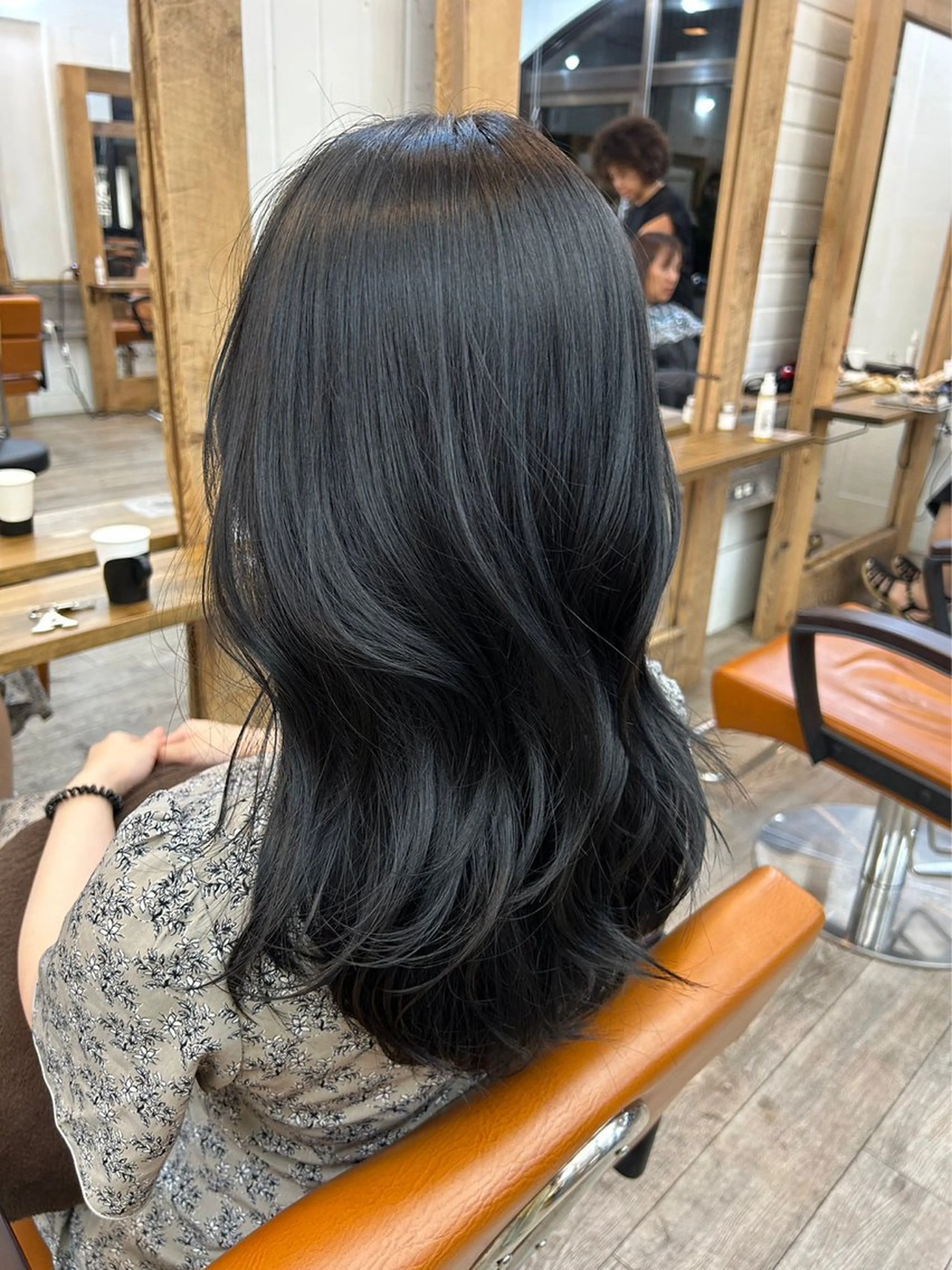 セミロング カラー アディクシーカラー ⭐️N° blao 名古屋栄【髪質改善】のヘアスタイル