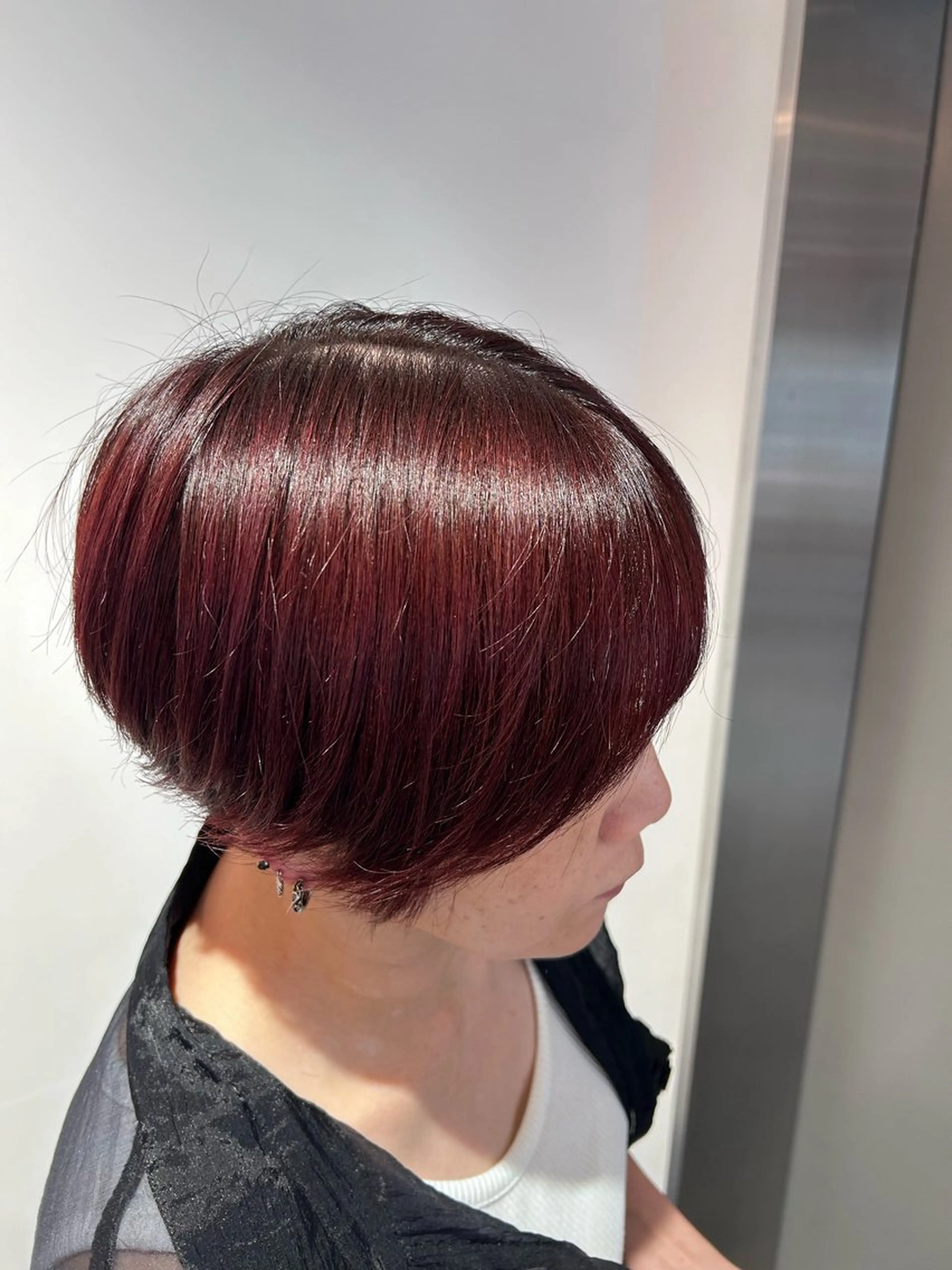 ショート カラー 蓮池 愛海のヘアスタイル