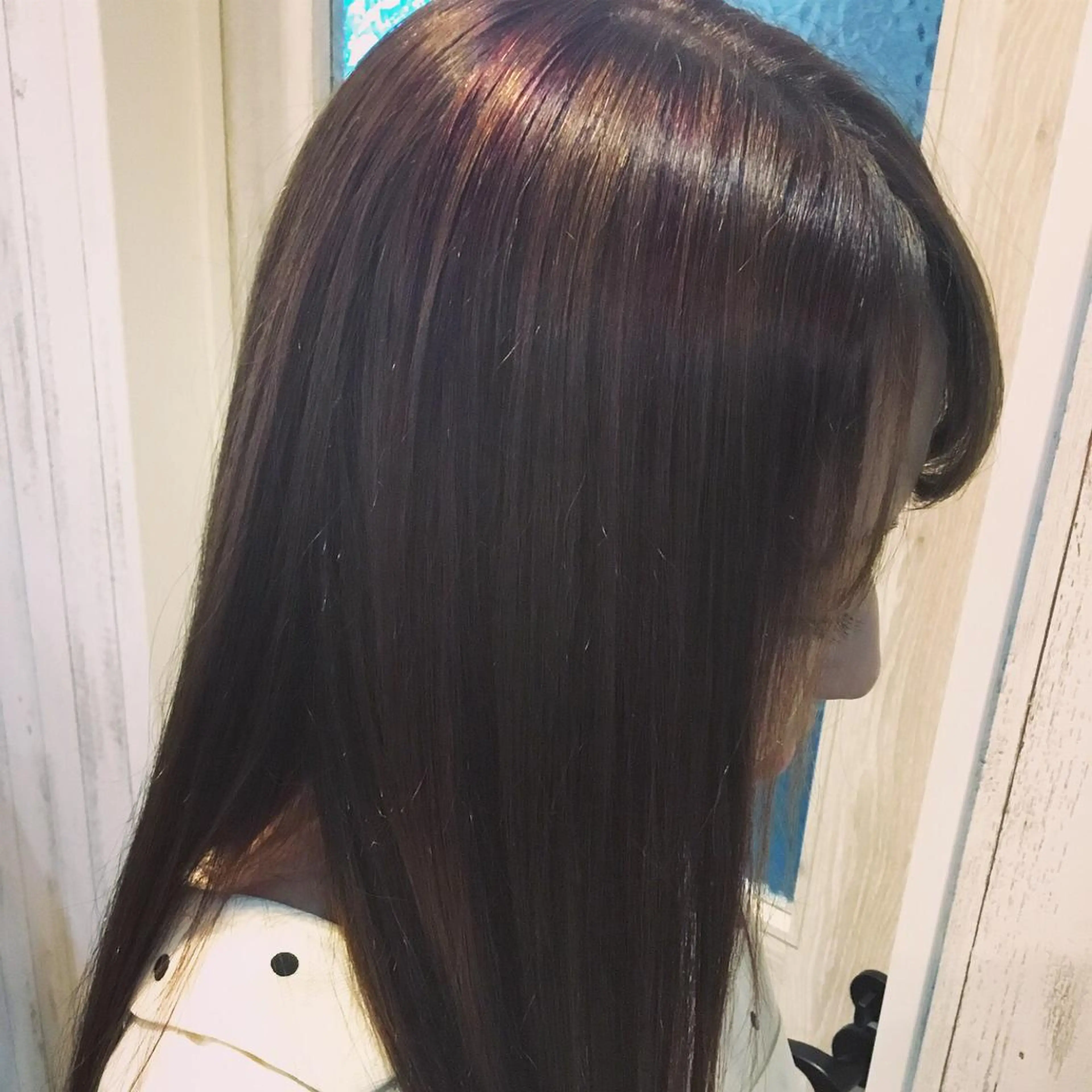 ロング カラー 金崎 新吾のヘアスタイル