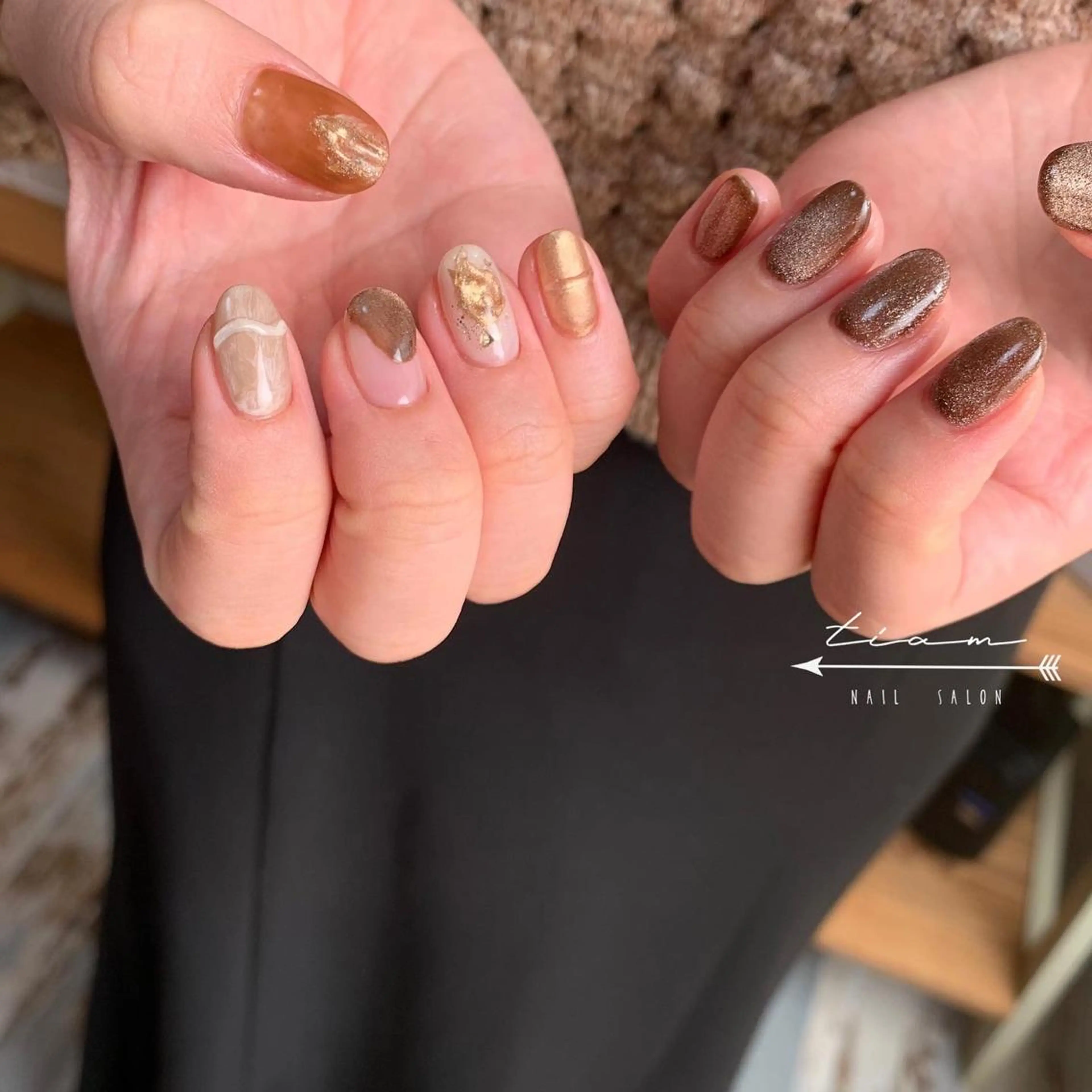 ネイル 𝑡𝑖𝑎𝑚𓂃 きむらゆきののネイルデザイン