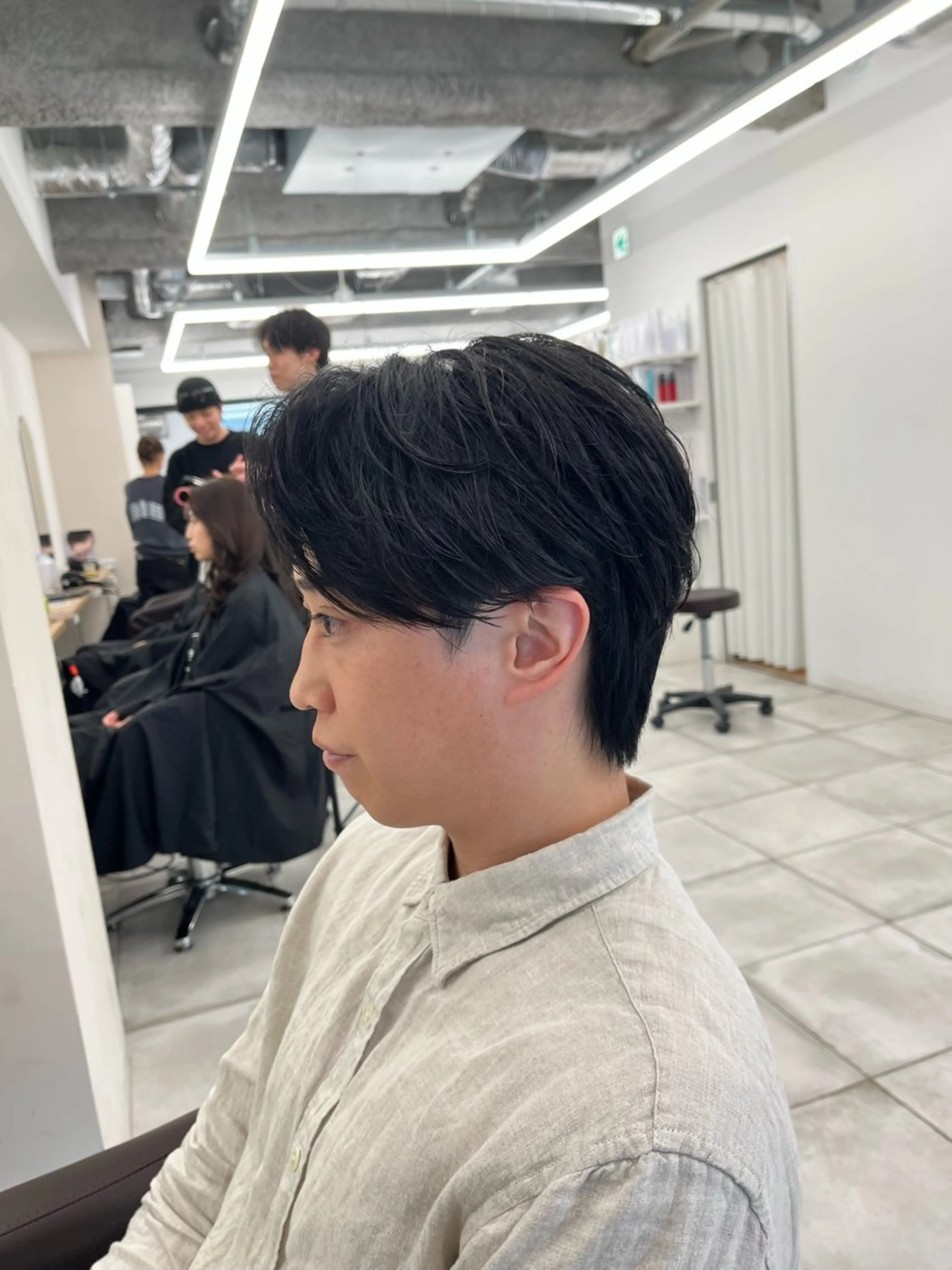 ショート パーマ メンズ 🏆メンズヘア特化 🥇代表りんぺーのヘアスタイル