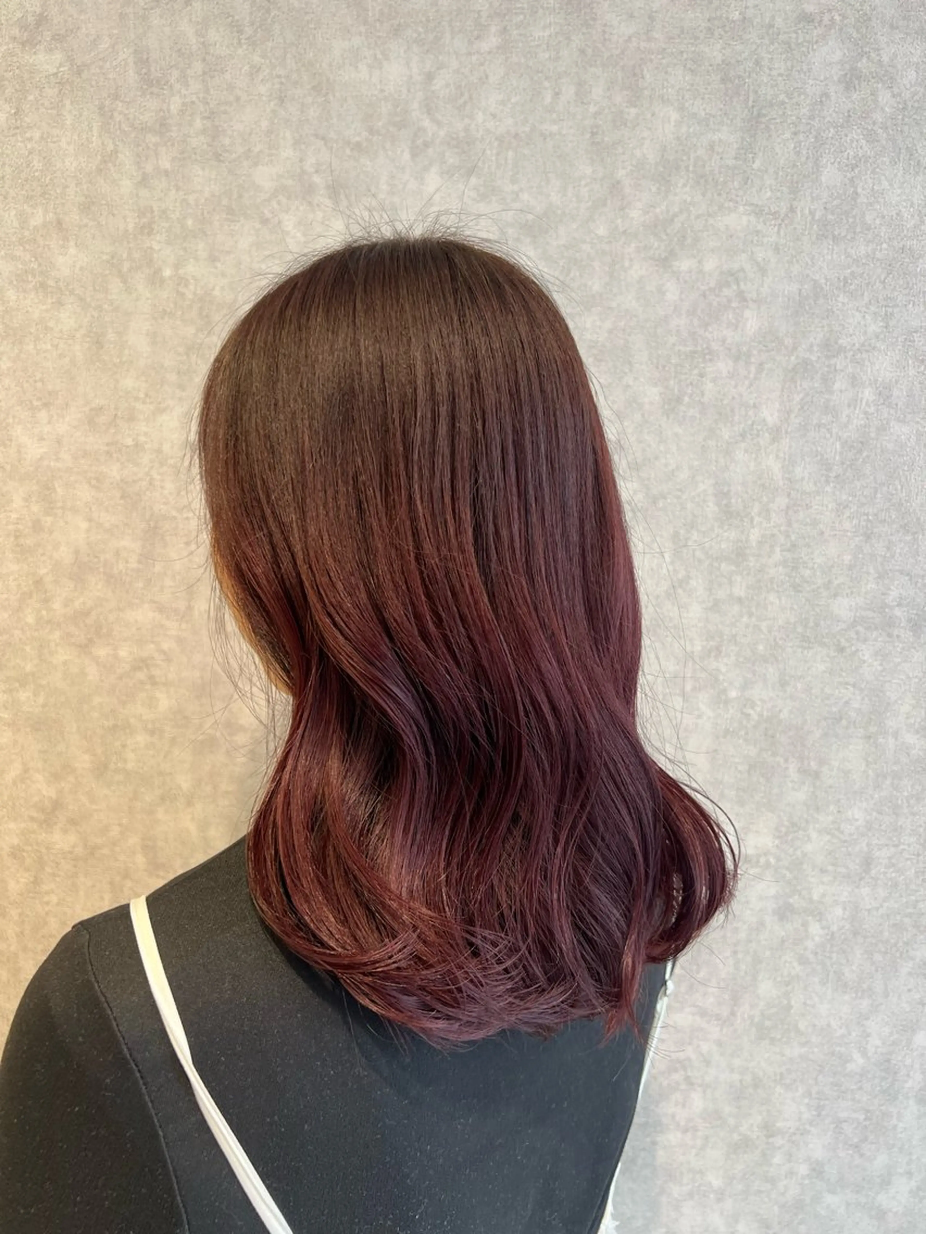 カラー ブラウンカラー レッドカラー letter by novel 大野のヘアスタイル