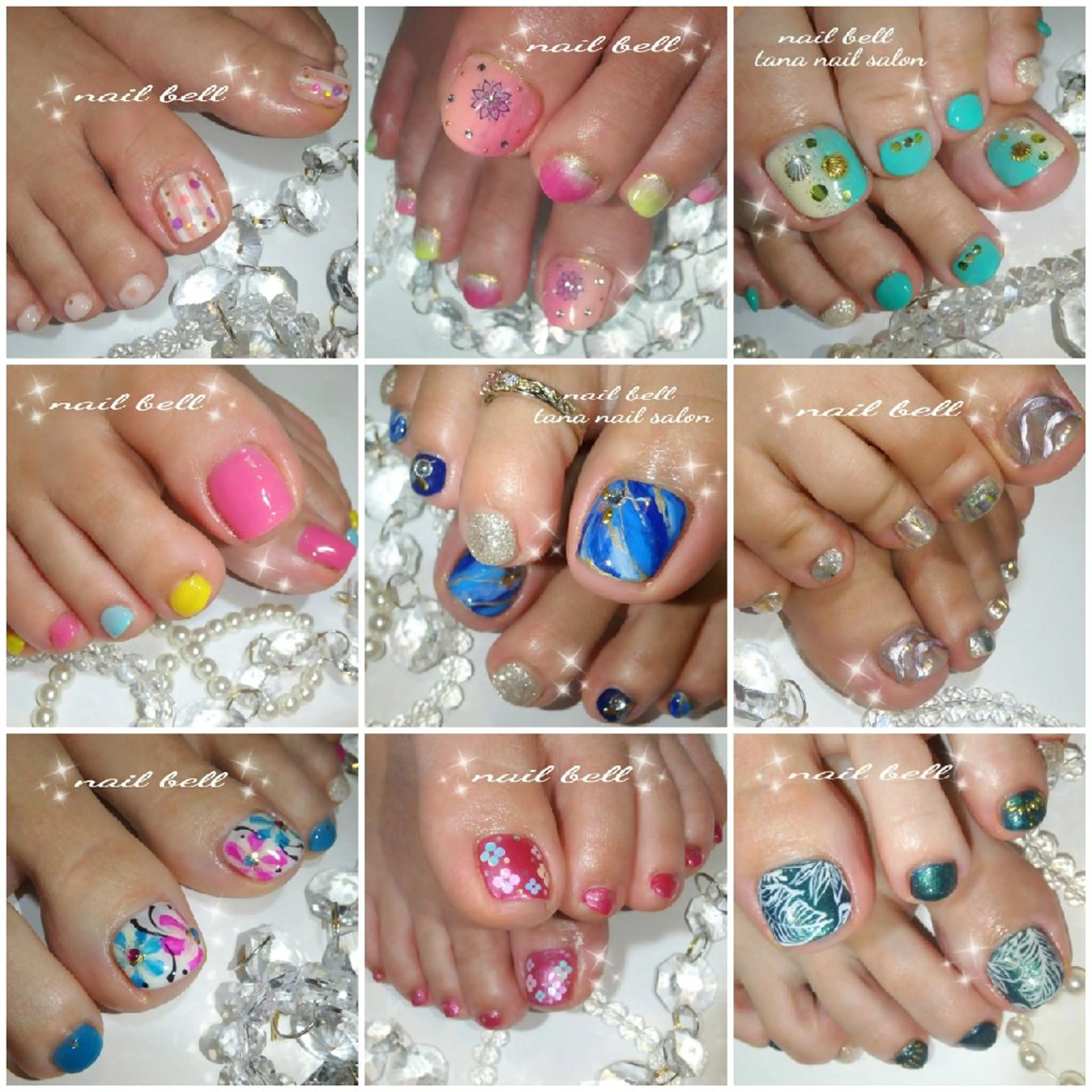 ネイル 占いができるネイルサロン「ネイルベル」所属・さいとう りなのネイルデザイン