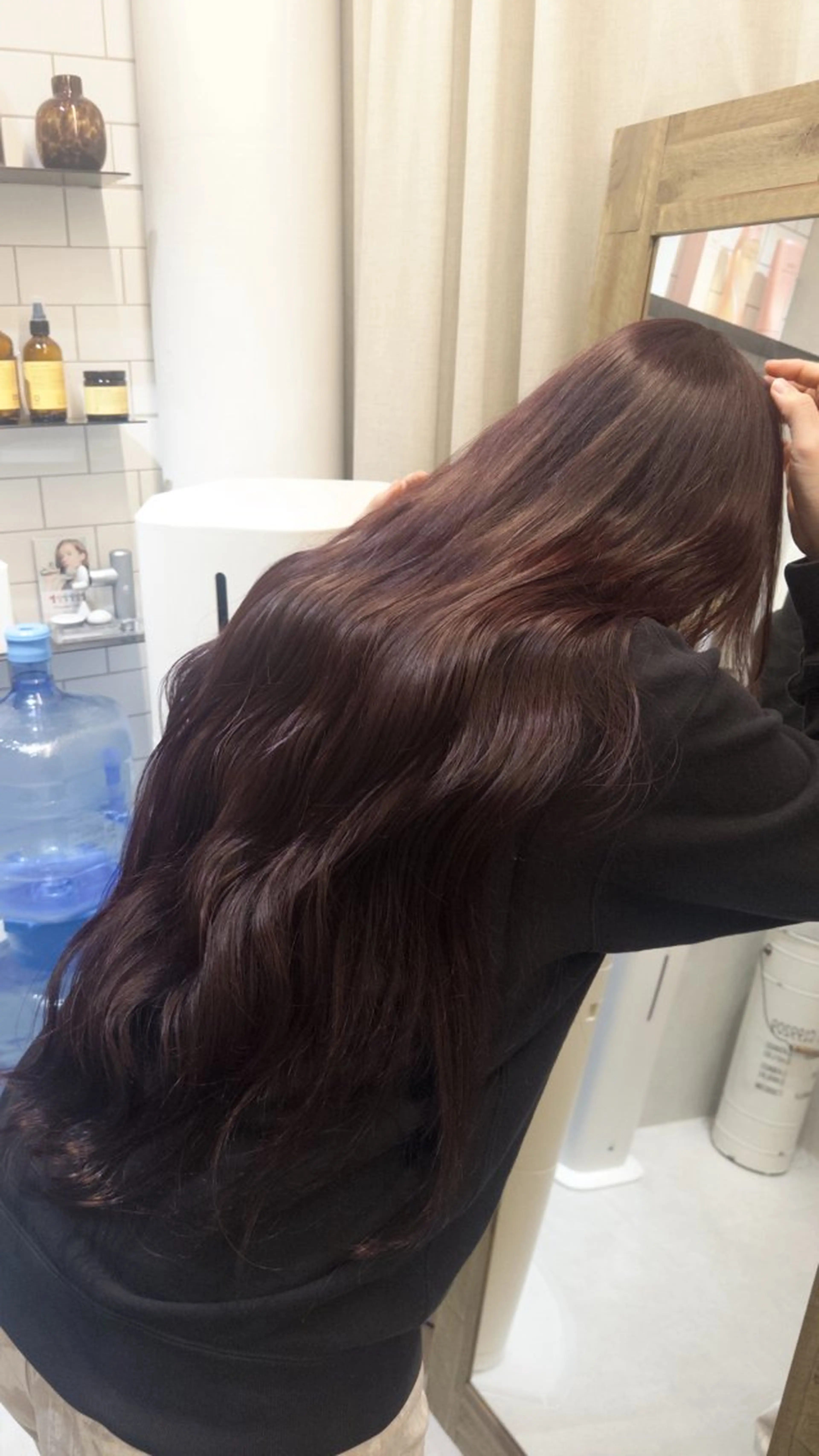 カラー 透明感カラー ラベンダーカラー ピンクカラー ヘアカラー robin&darc所属・平山 結実のヘアスタイル