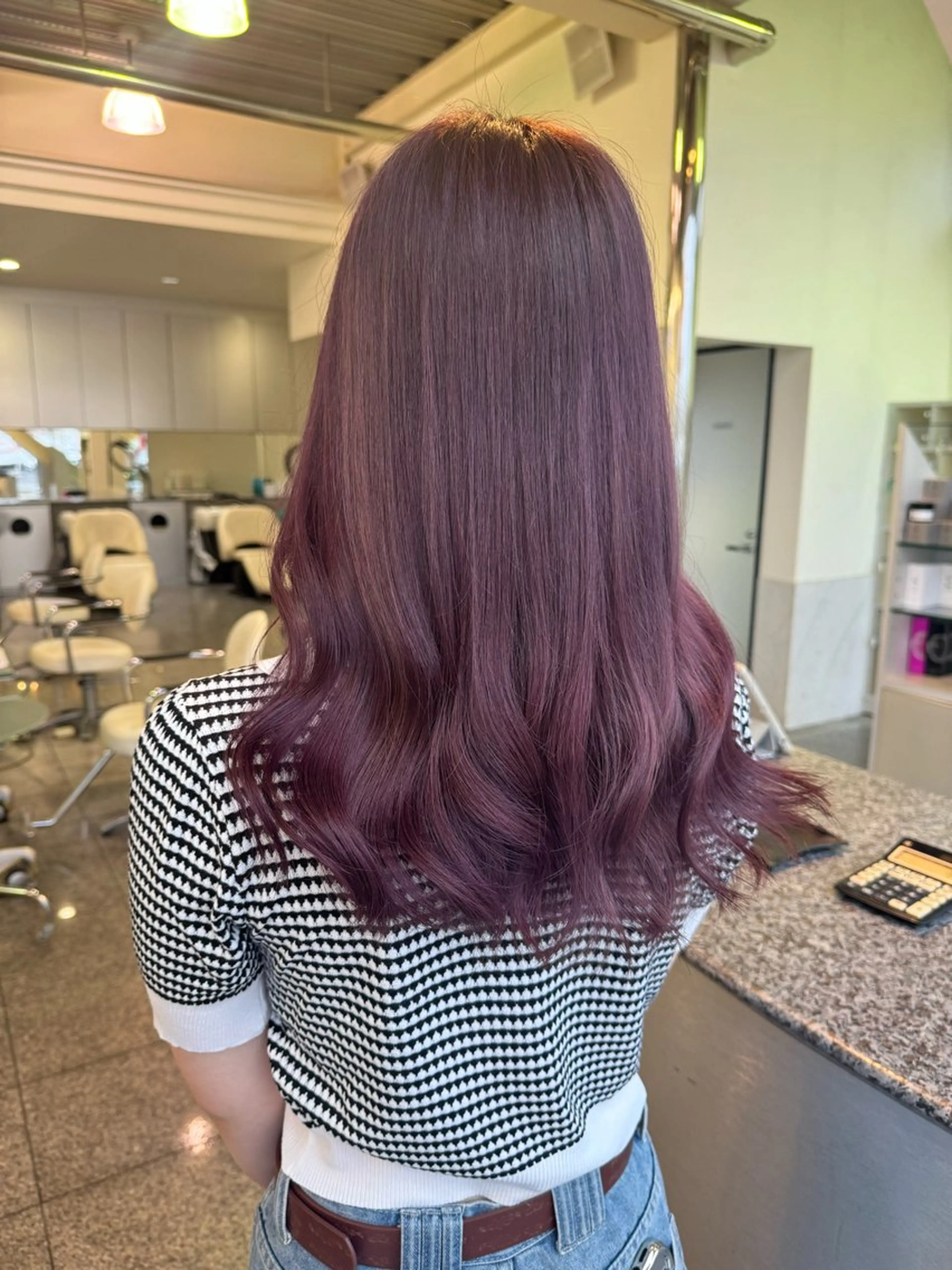 ロング カラー ダブルカラー ラベンダーカラー ラベンダーピンク ピンクカラー 🫧ヒシダアキ taboo.i🫧のヘアスタイル