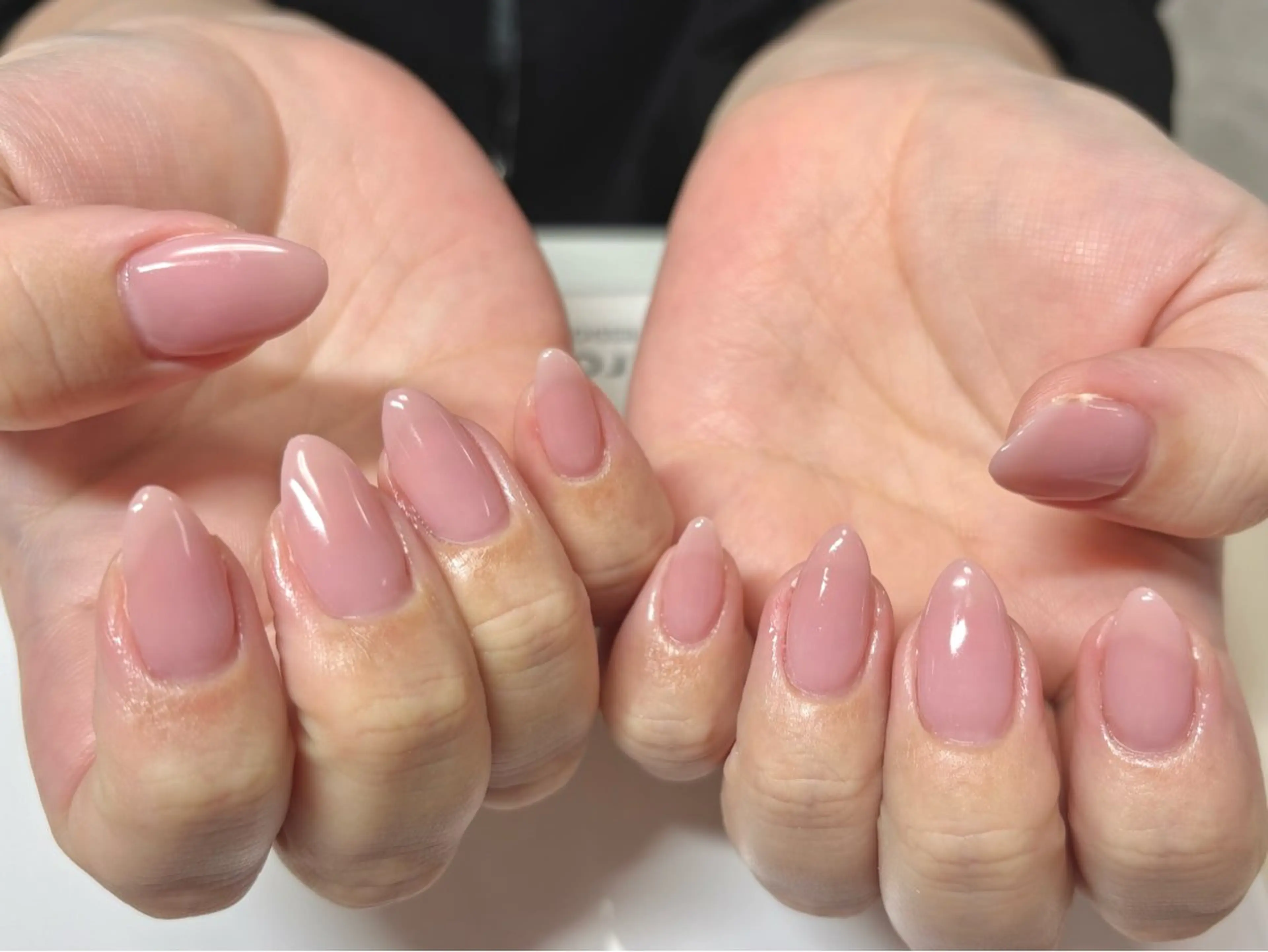 オフ込みワンカラーorラメグラの写真