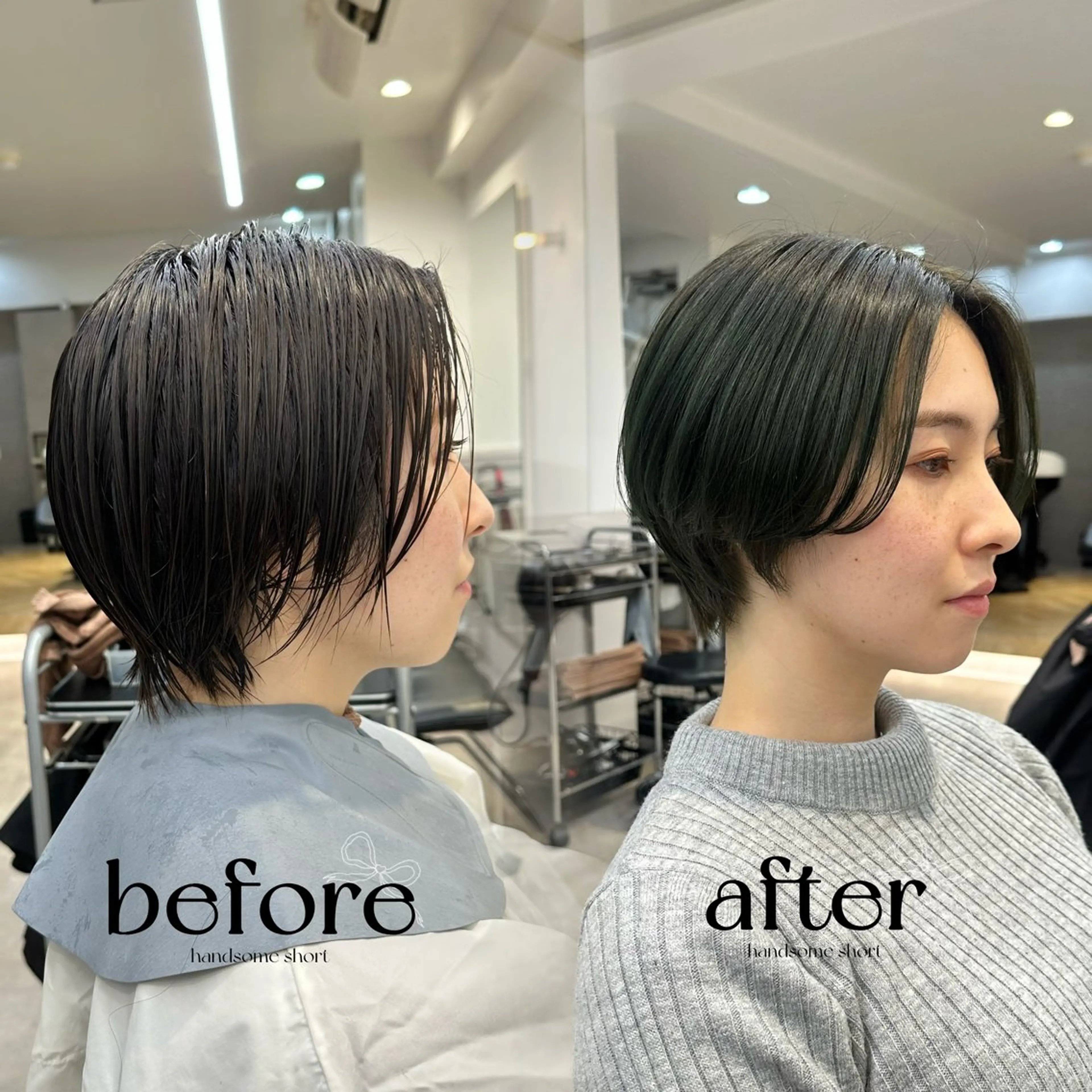 ショート ハンサムショート ショートヘア あいこ/ハンサムショ ート無料/銀座🌷のヘアスタイル