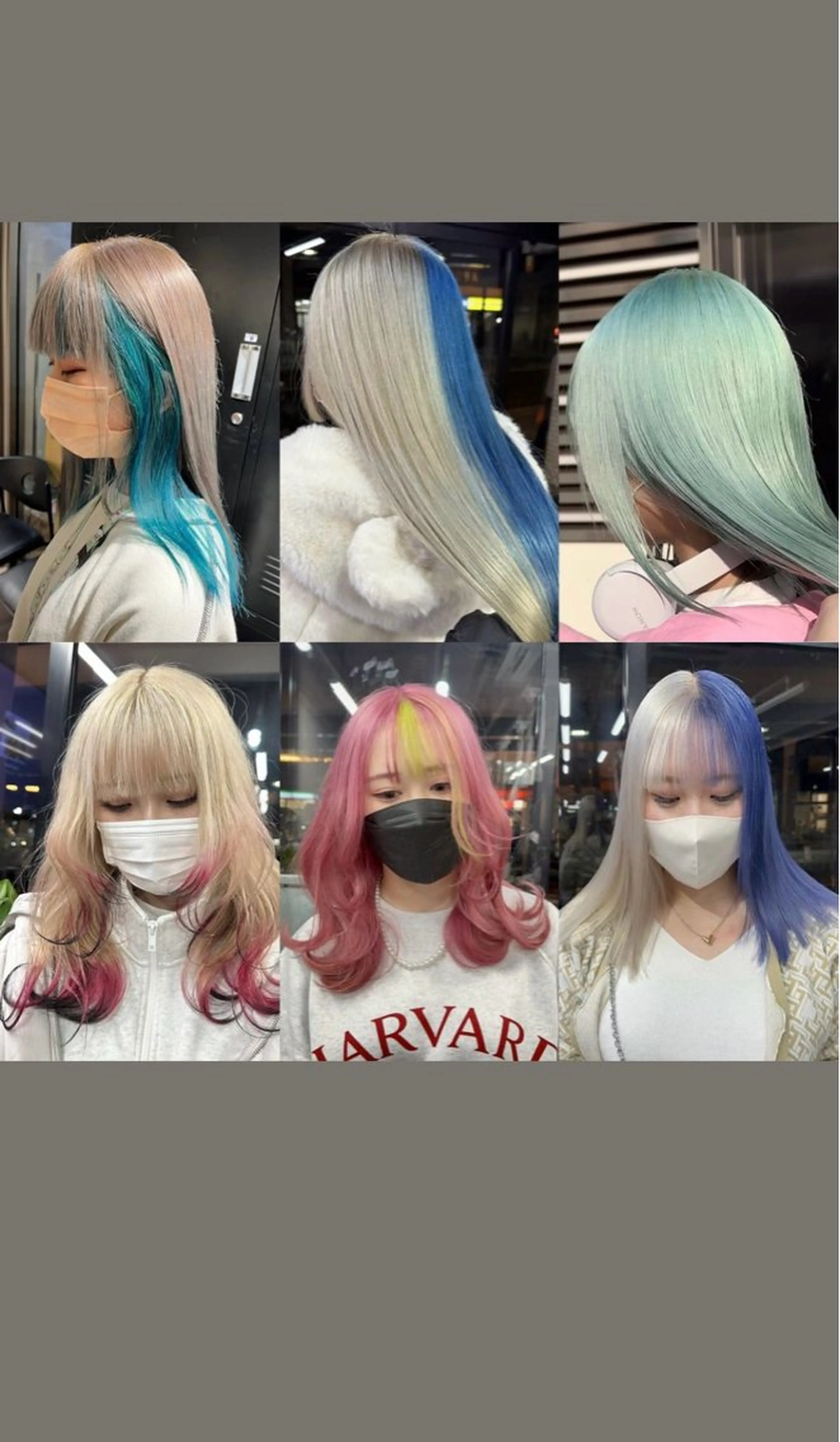 カラー デザインカラー ハイトーンカラー カット ヘアカラー Seleneコウキ ブリーチ/ハイトーンのヘアスタイル