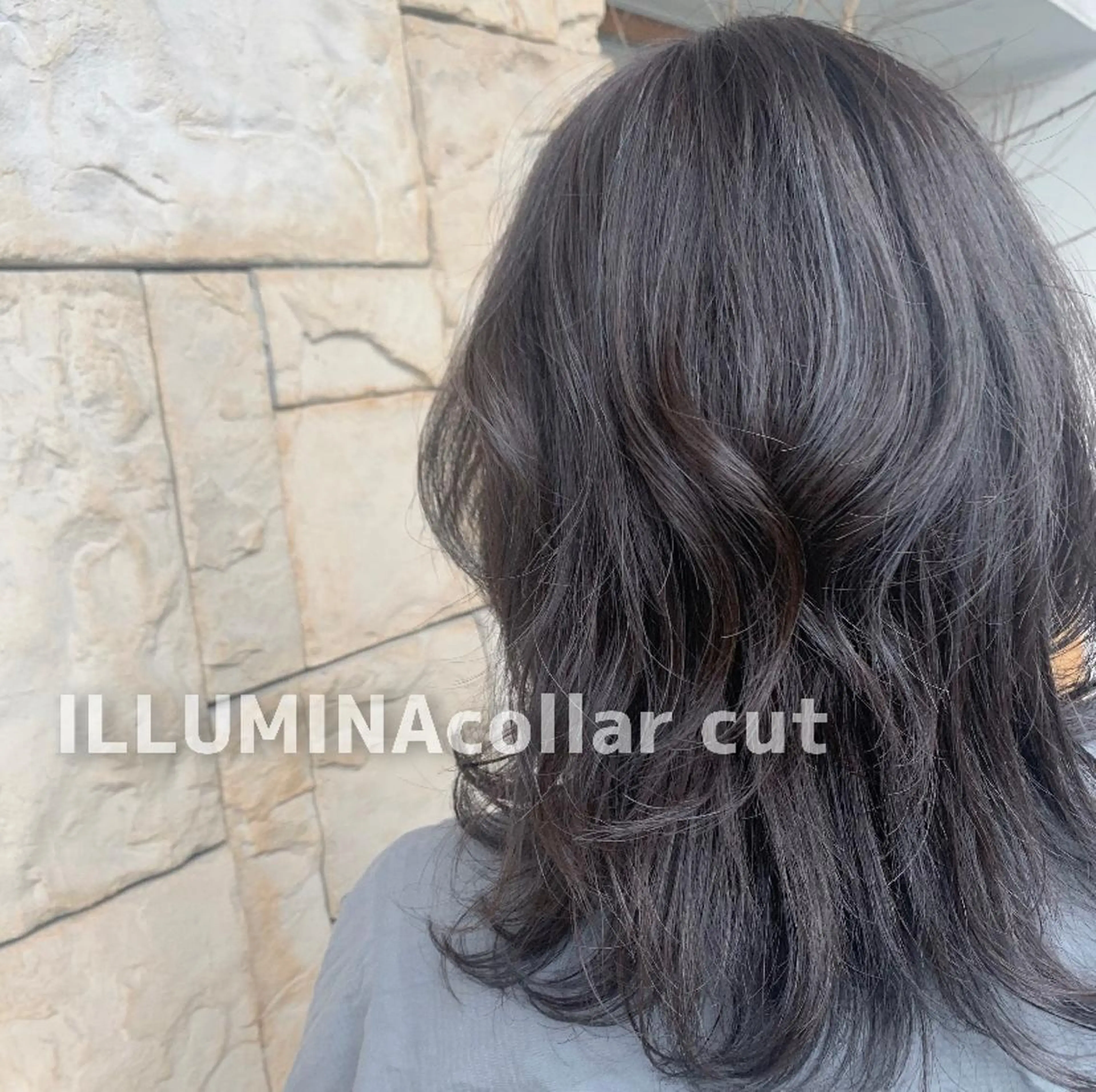 ミディアム F-LILA (リラ)Ainaのヘアスタイル