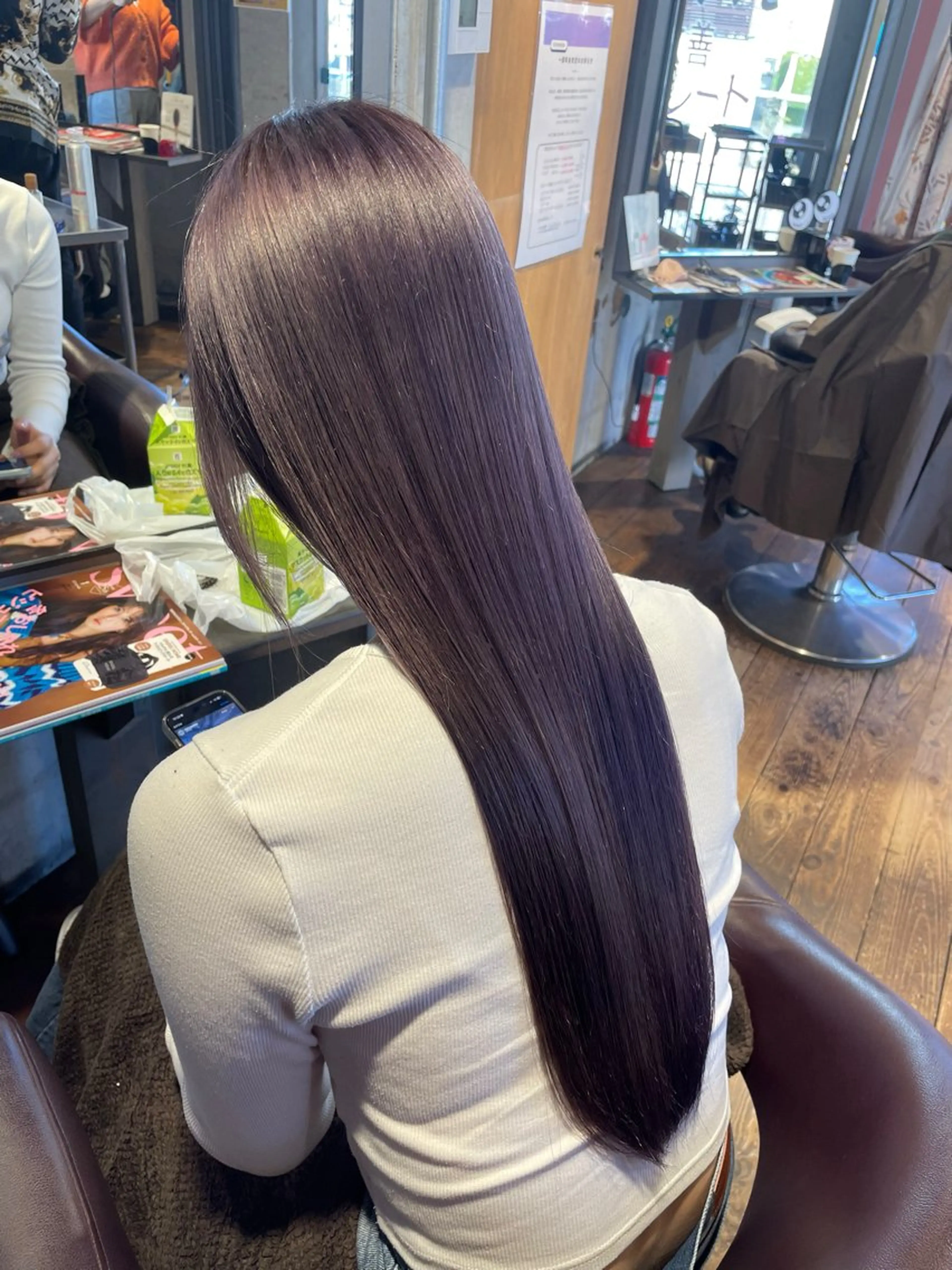 ロング カラー ブリーチ ケアカラー ラベンダーカラー ヘアカラー カットモデル募集中/ ASAYAのヘアスタイル