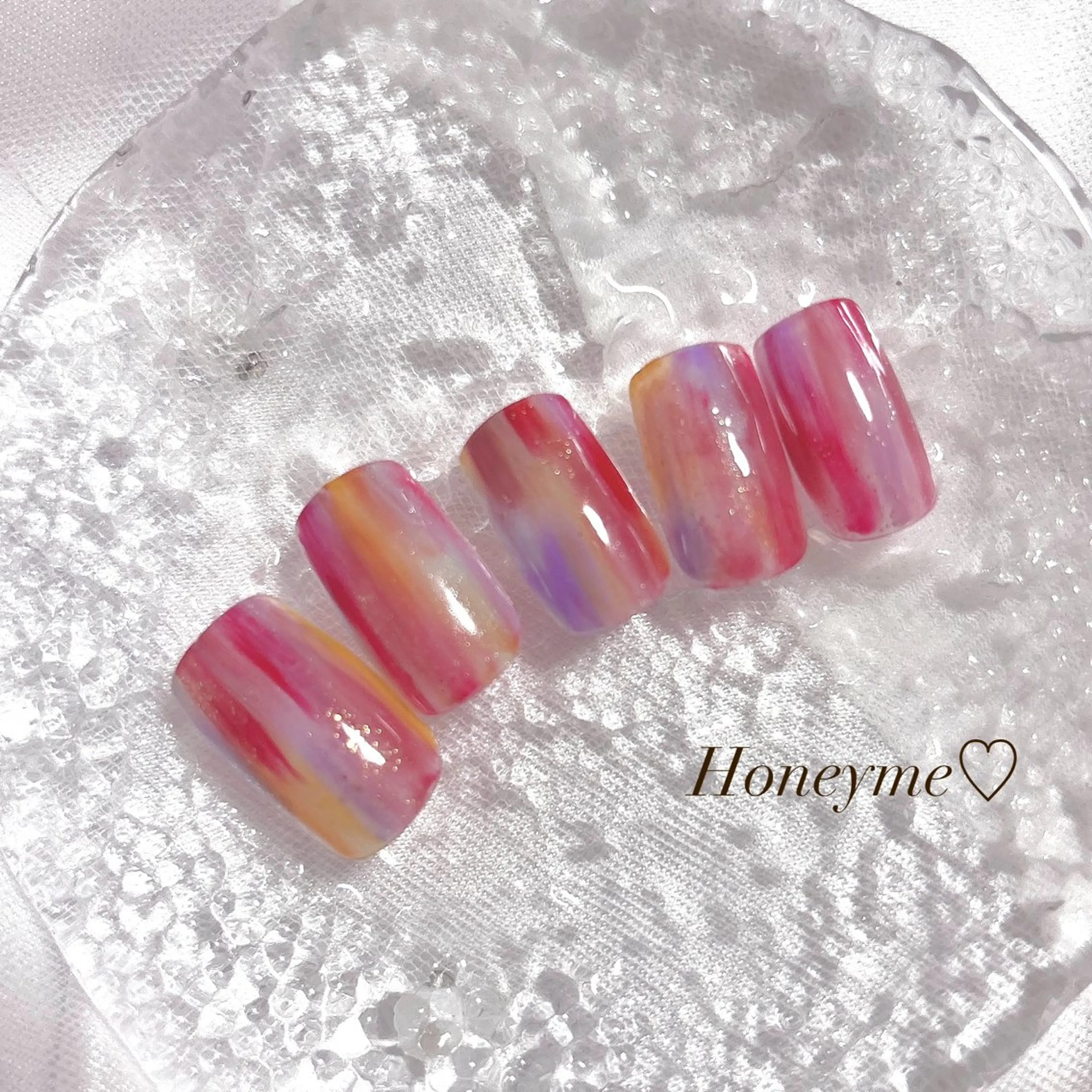ネイル Honey me ❁⃘*.ﾟのネイルデザイン
