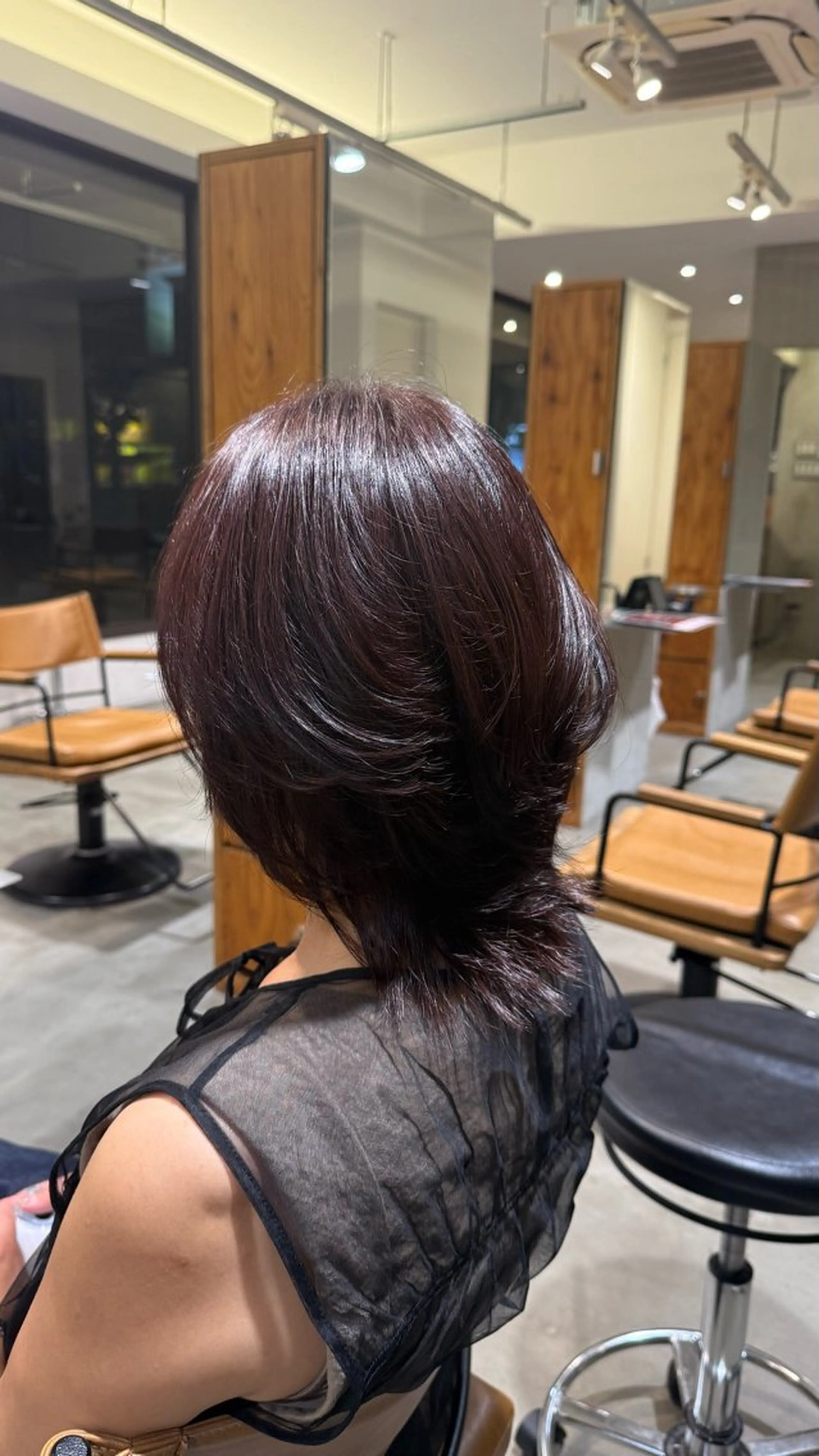 カラー ブラウンカラー tote. さくらのヘアスタイル