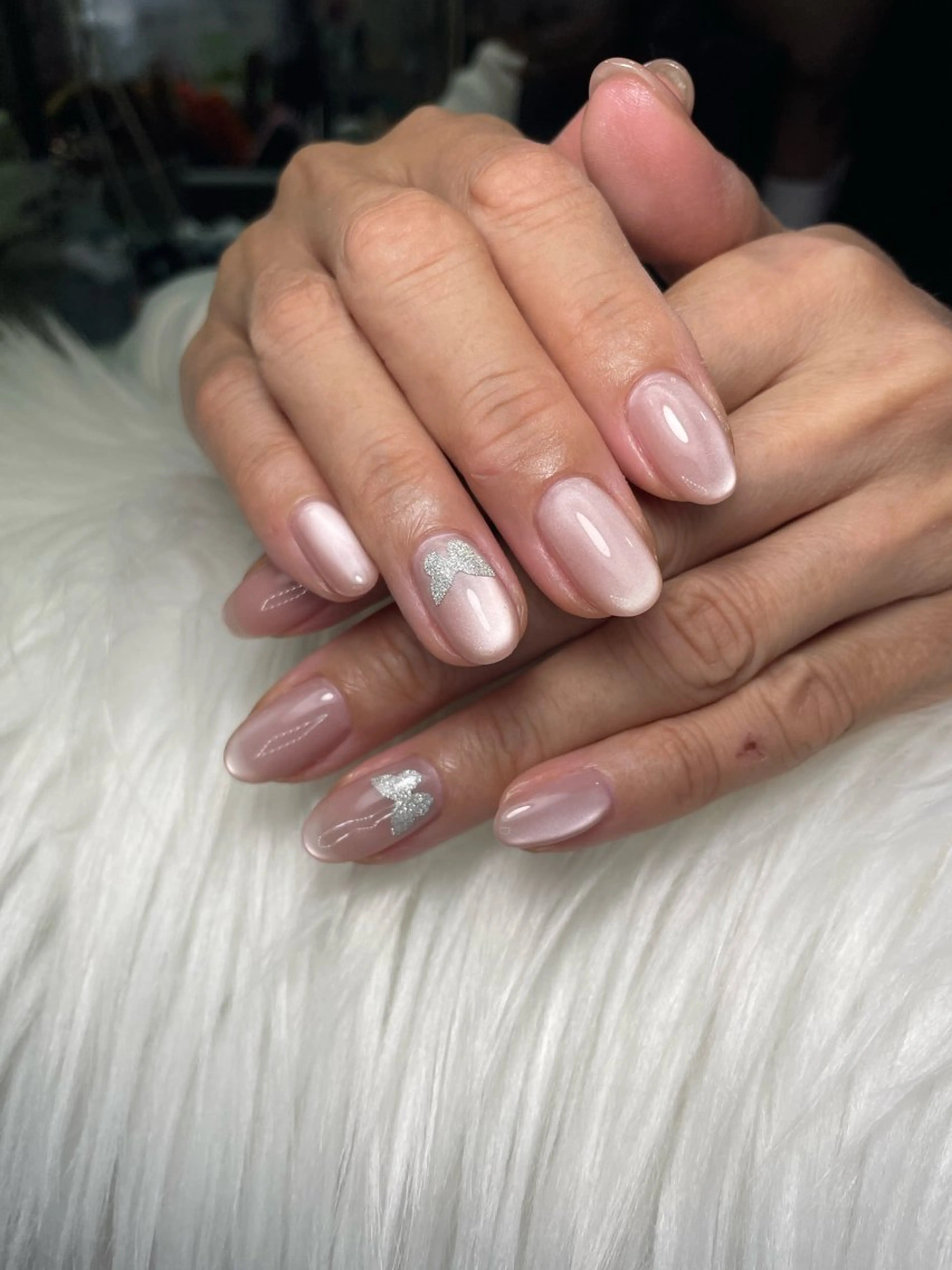 ネイル ハンドネイル ハンドケア 美容室るーじゅ所属・美容室 るーじゅ/しいの木台のマツエク・マツパデザイン