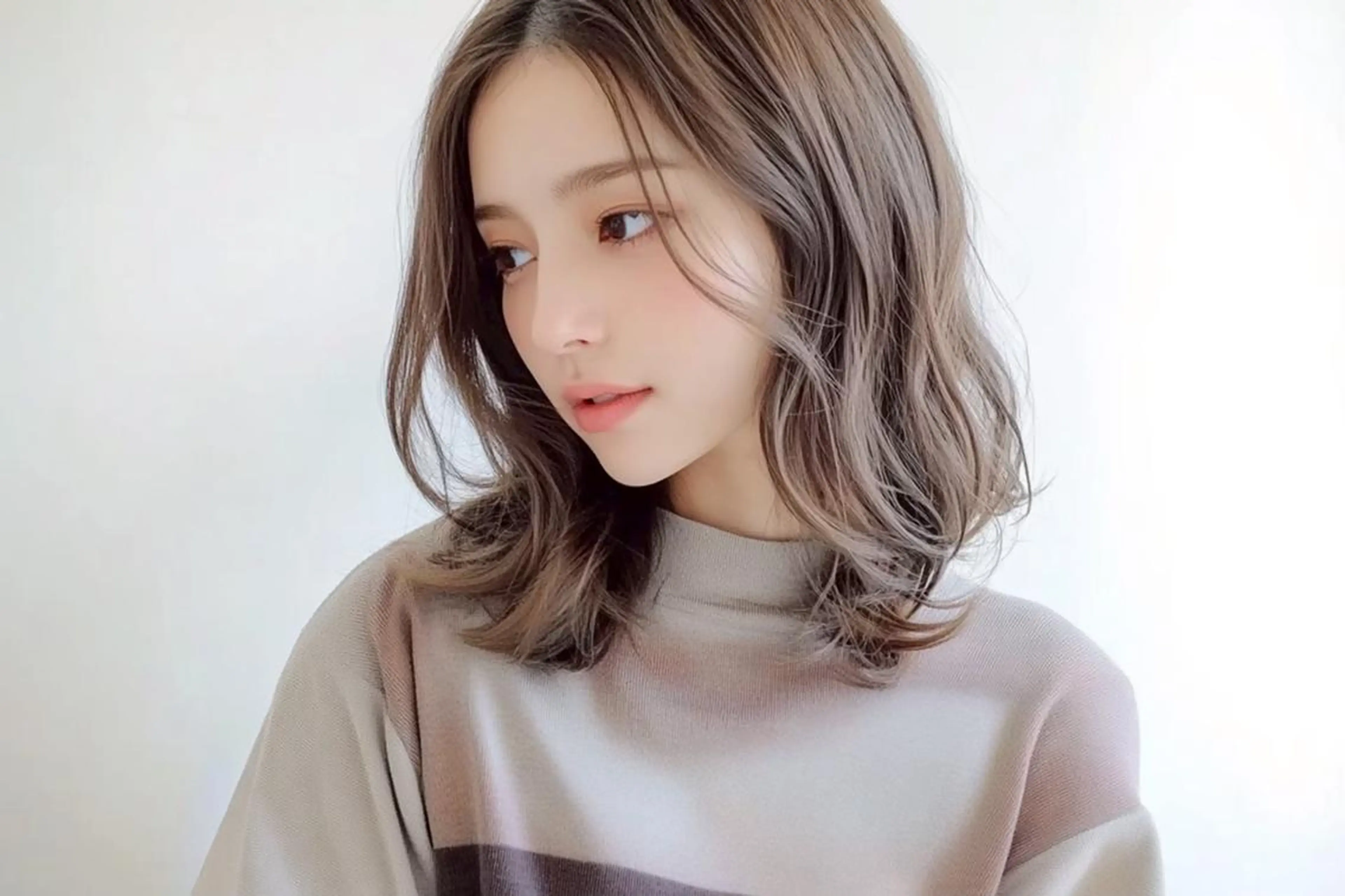 ミディアム 熊谷 はつなのヘアスタイル