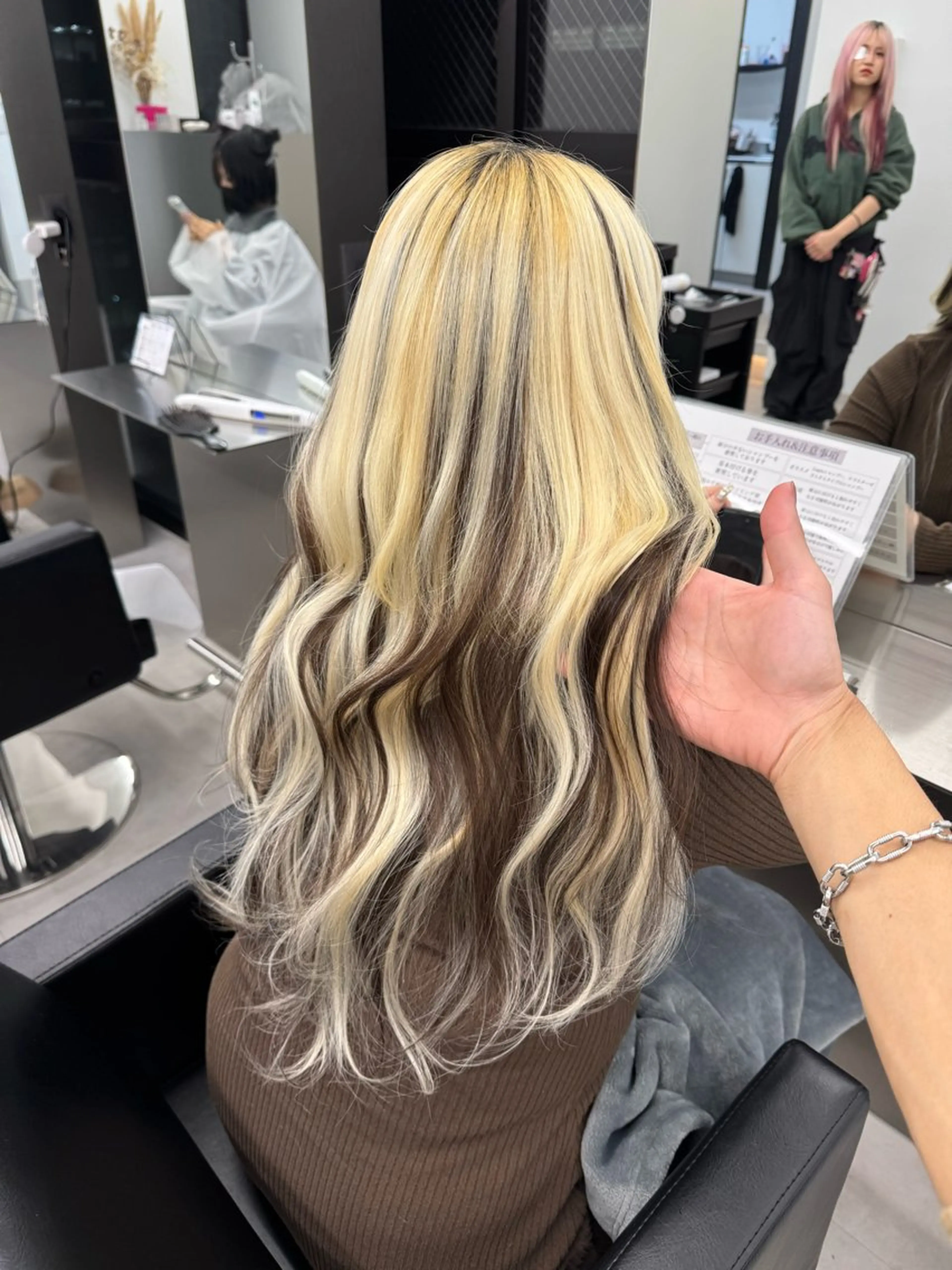 ロング ボブ エクステ エクステ ハイトーン/エクステ /韓国ヘアKENTAのヘアスタイル