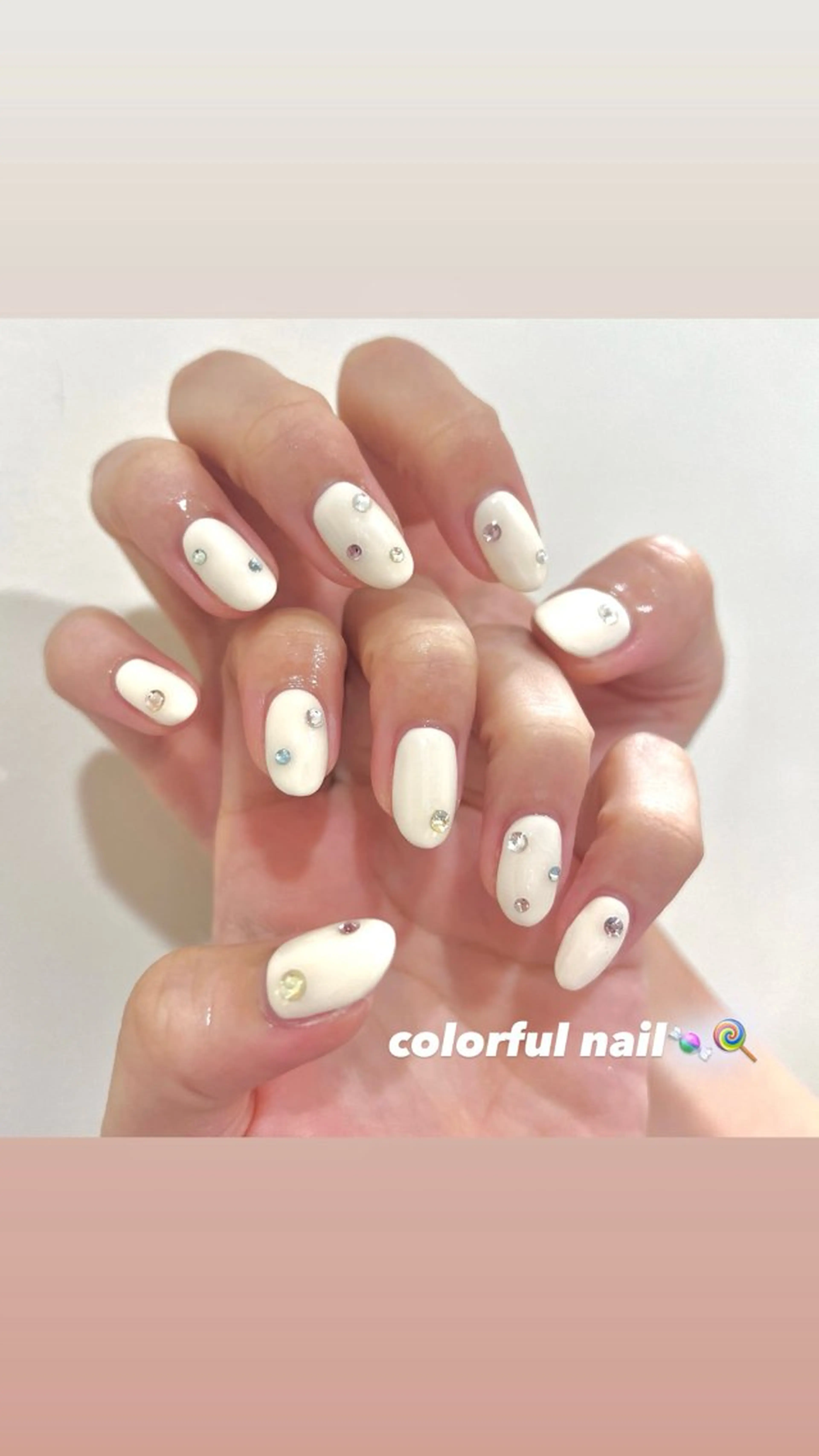 ネイル ハンドネイル 🎀チーク/ちゅるん 🫧chisa🎀のネイルデザイン