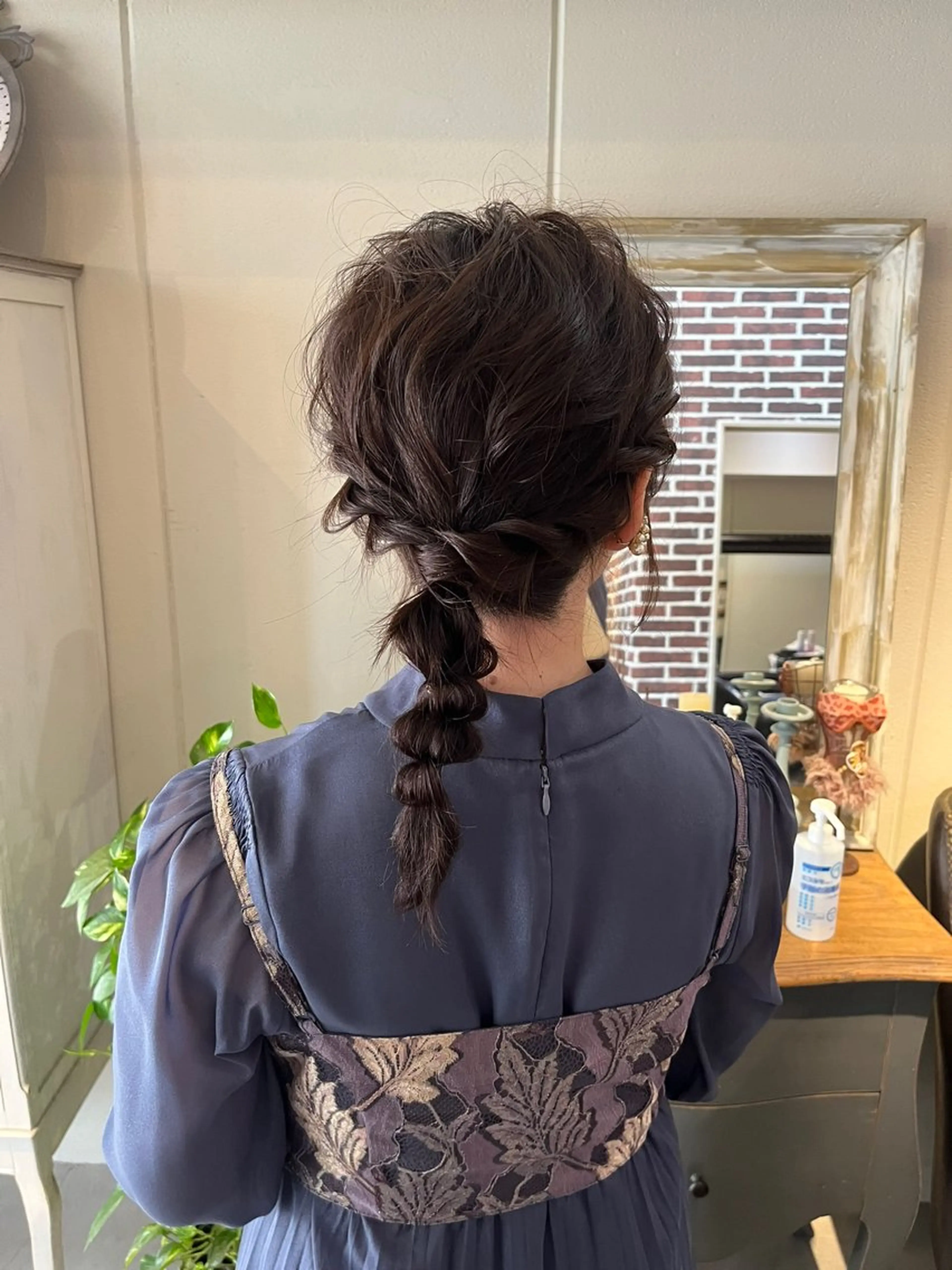 ヘアアレンジ 結婚式・ブライダル イイダ ヒナのヘアスタイル