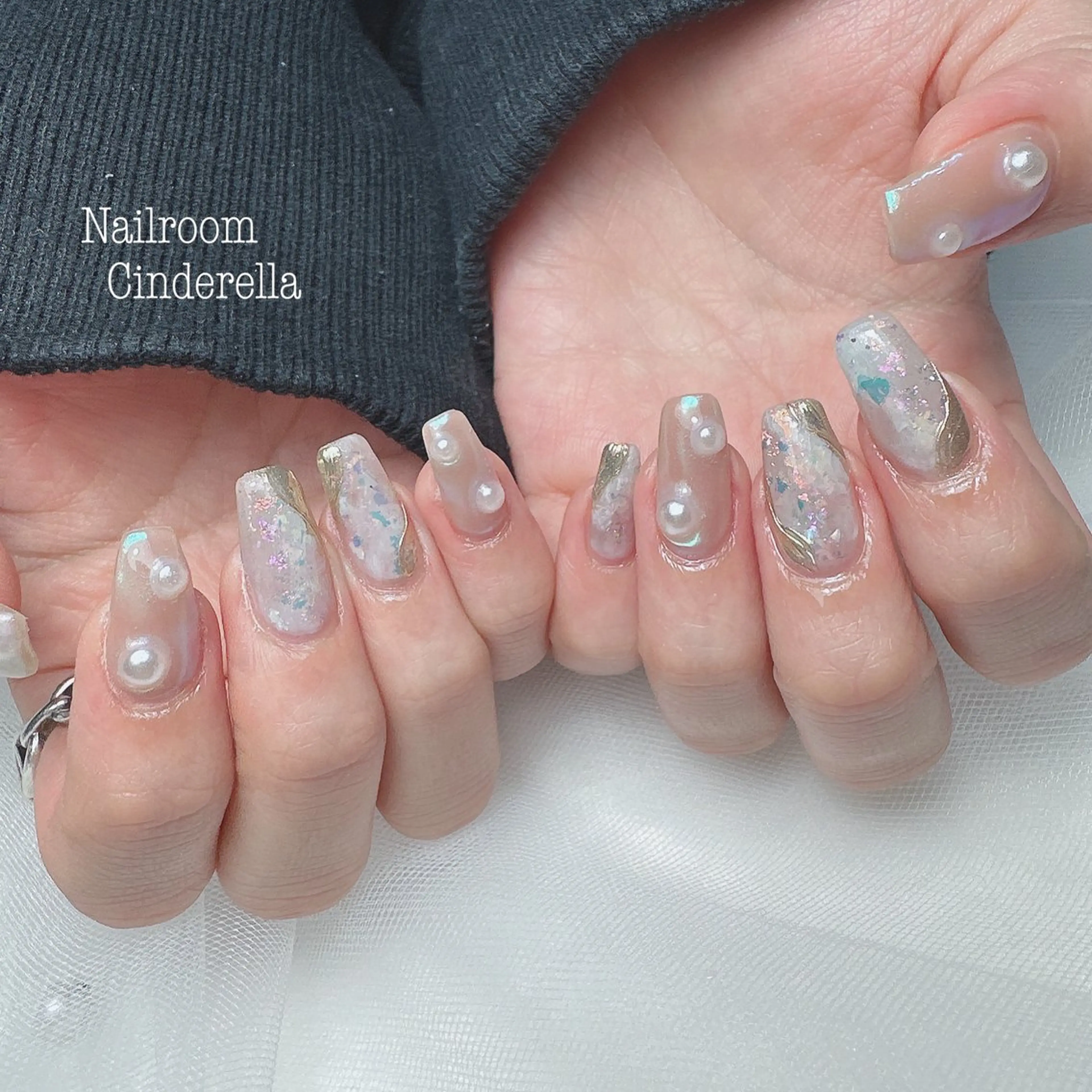 ネイル ニュアンスネイル Nailroom. Cinderellaのネイルデザイン