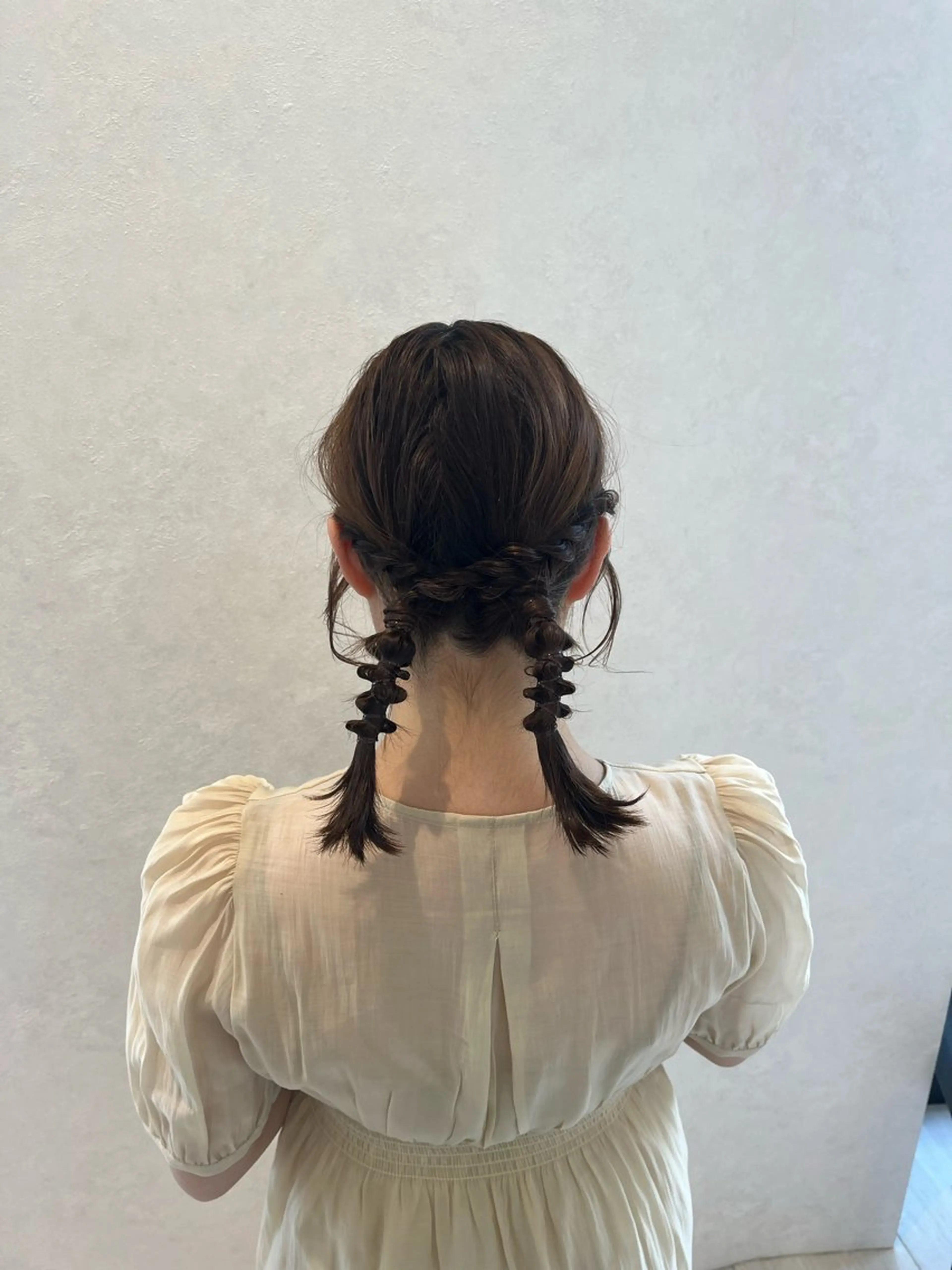 ヘアアレンジ ヘアセット 福島 果音のヘアスタイル