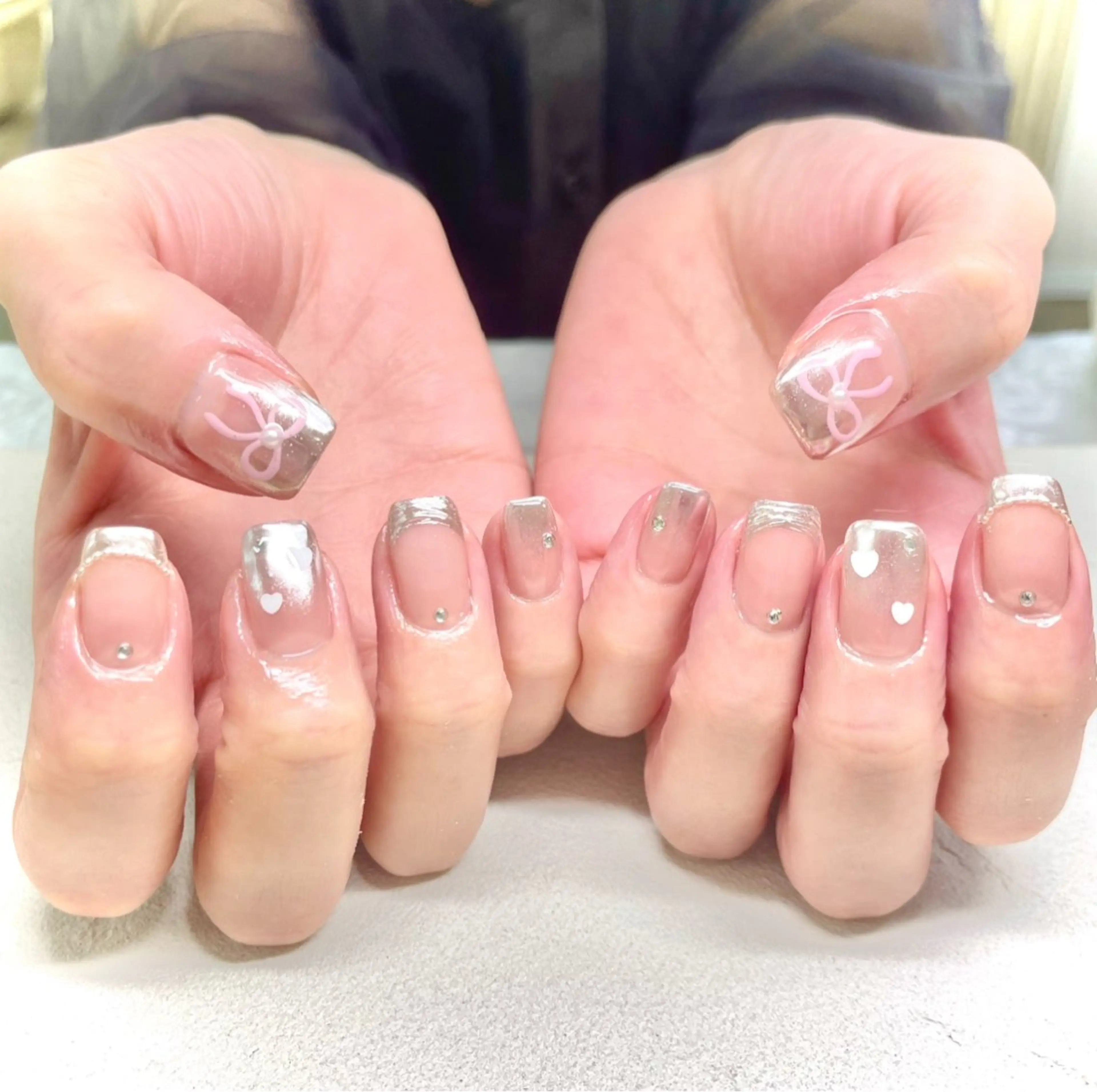 ネイル ハンドネイル Bianca🎀 ONODERAのネイルデザイン