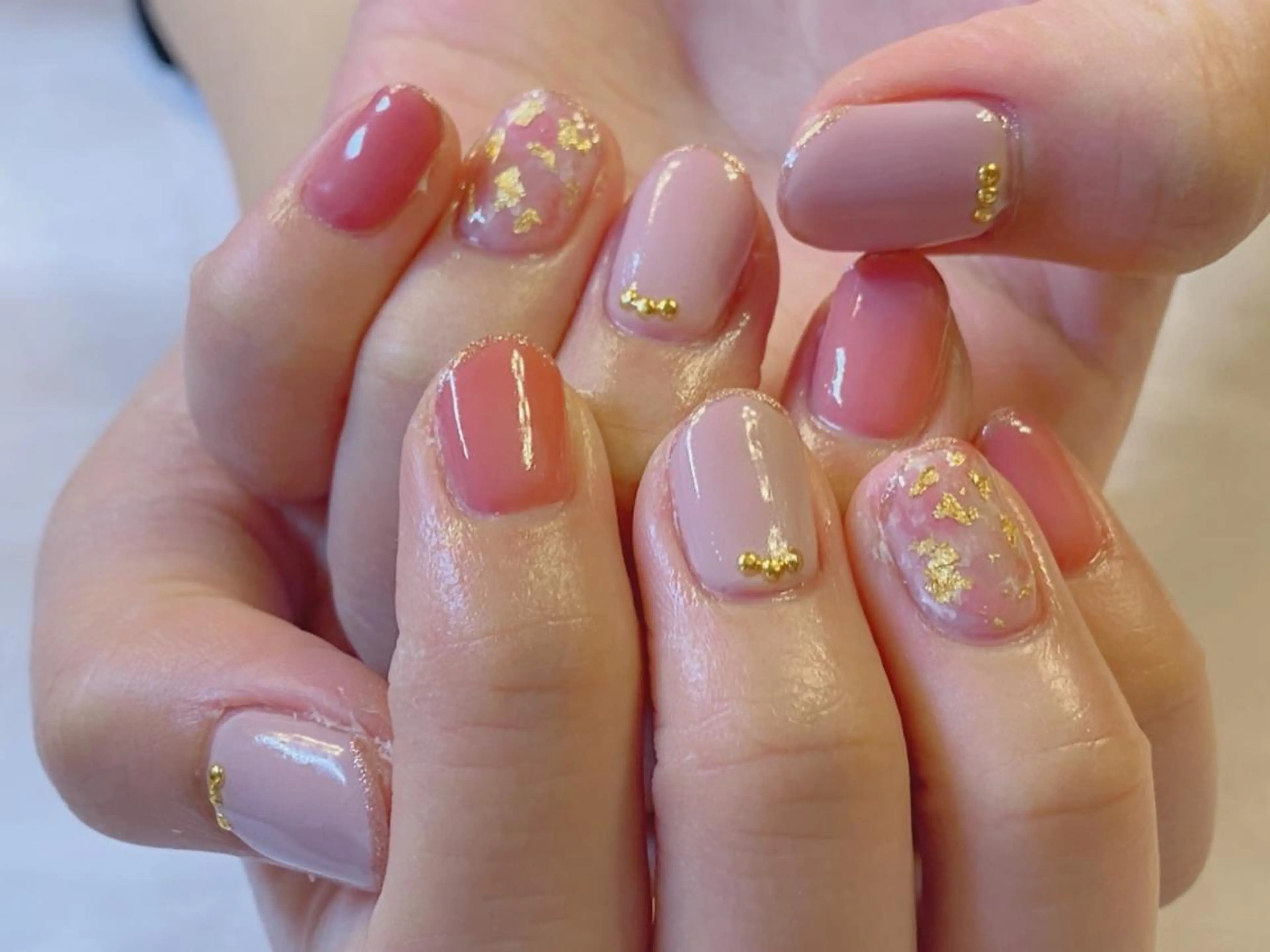 ネイル アートネイル ジェルネイル ニュアンスネイル パラジェル Nailist Honamiのネイルデザイン