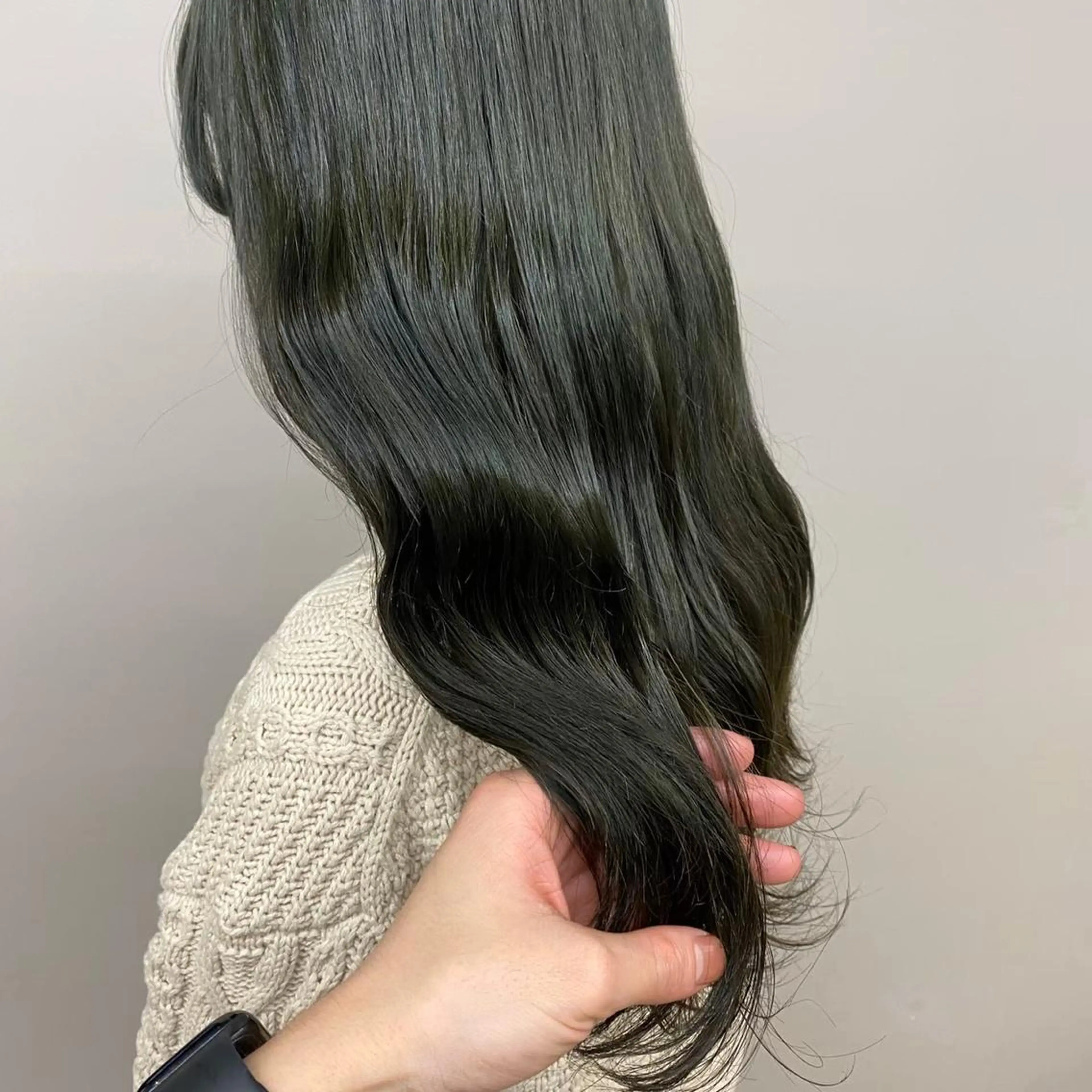 ロング カラー 髪質改善×レイヤー 齊藤翔太のヘアスタイル