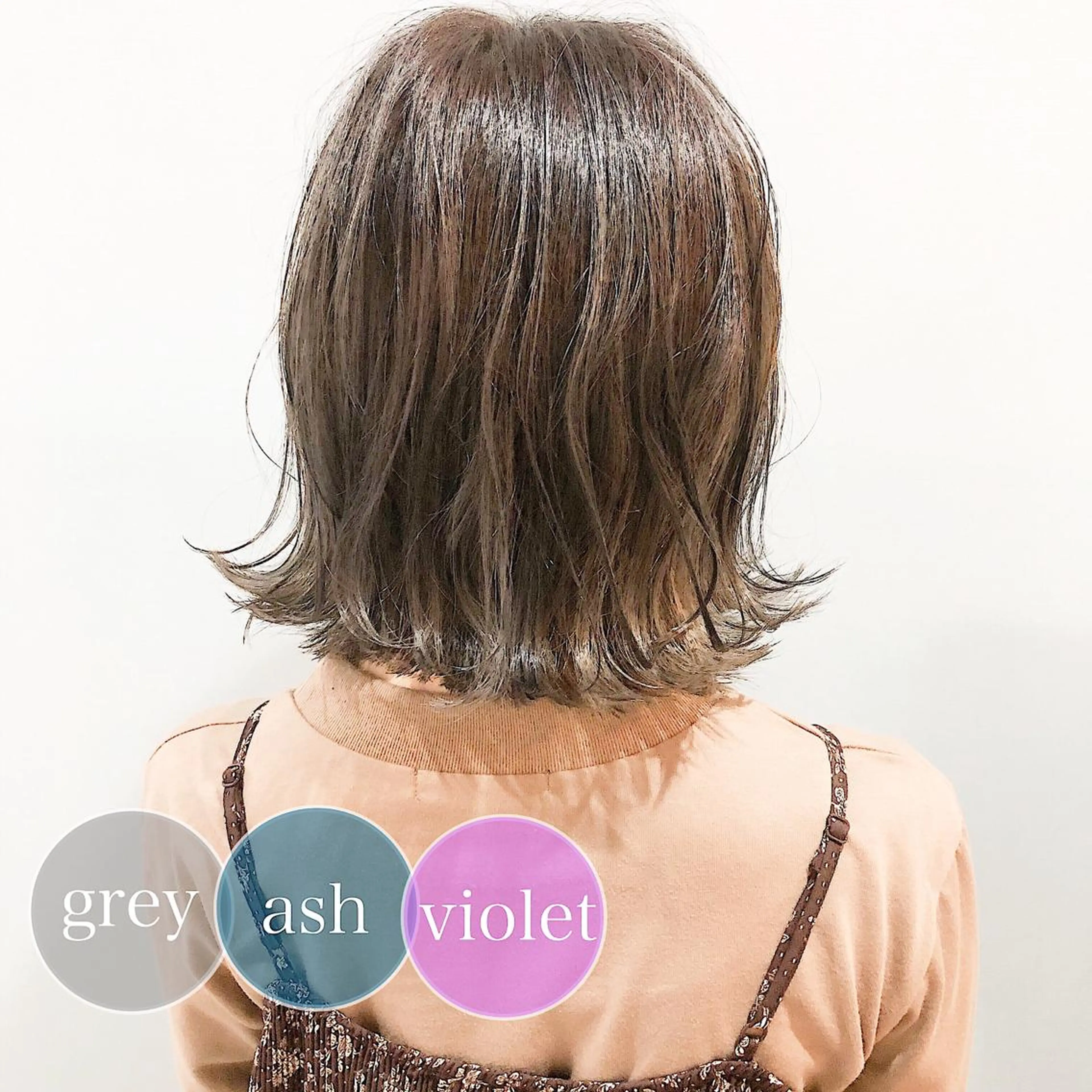 ミディアム カラー アディクシーカラー 透明感カラー グレージュ ボブ タンバルモリ 美髪専門サロン kazuのヘアスタイル