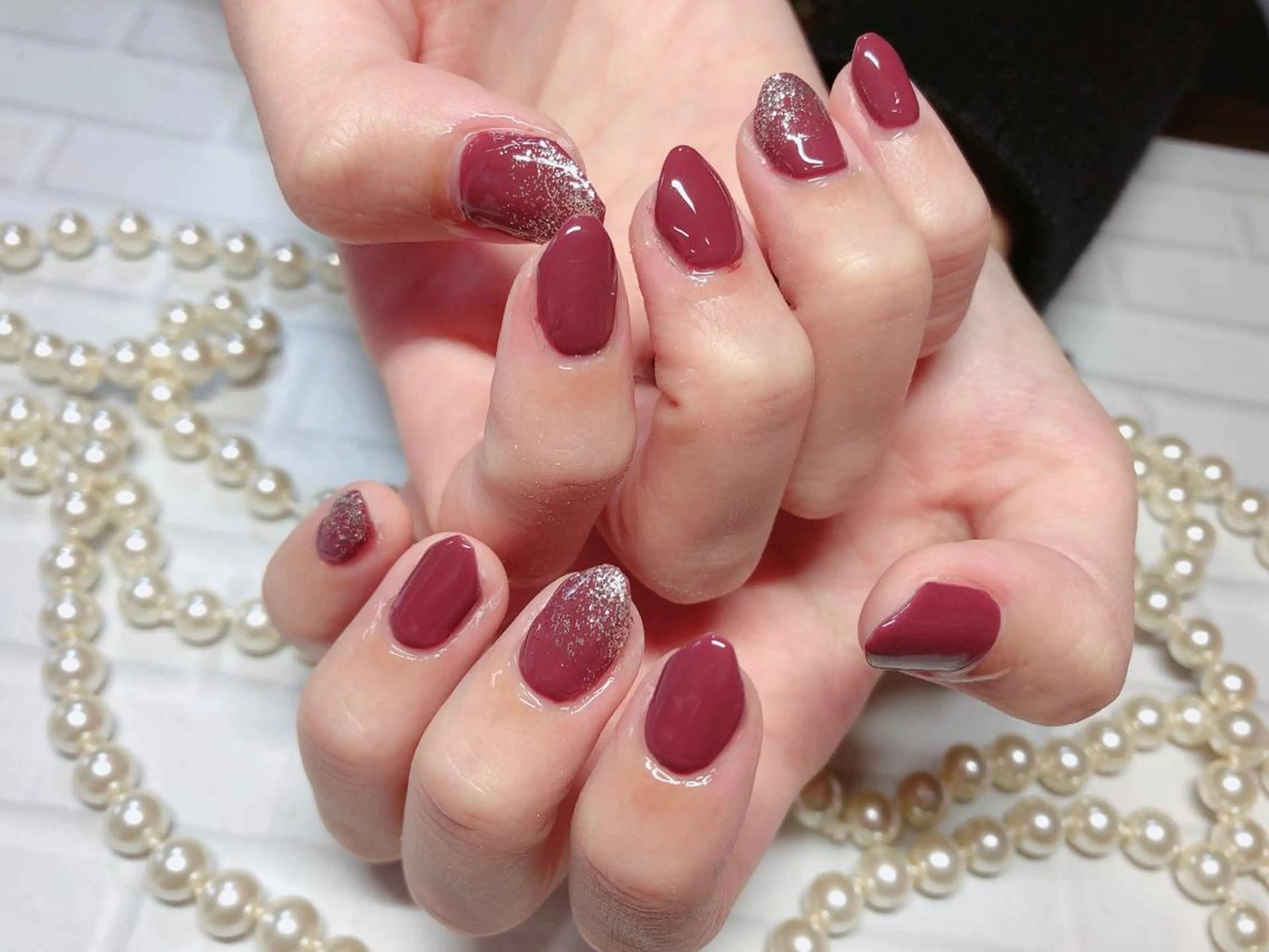 ネイル キラキラネイル ラメ(グリッター) ワンカラーネイル ハンドネイル フットネイル ネイル･脱毛サロン HARRYSのエステ・リラクイメージ