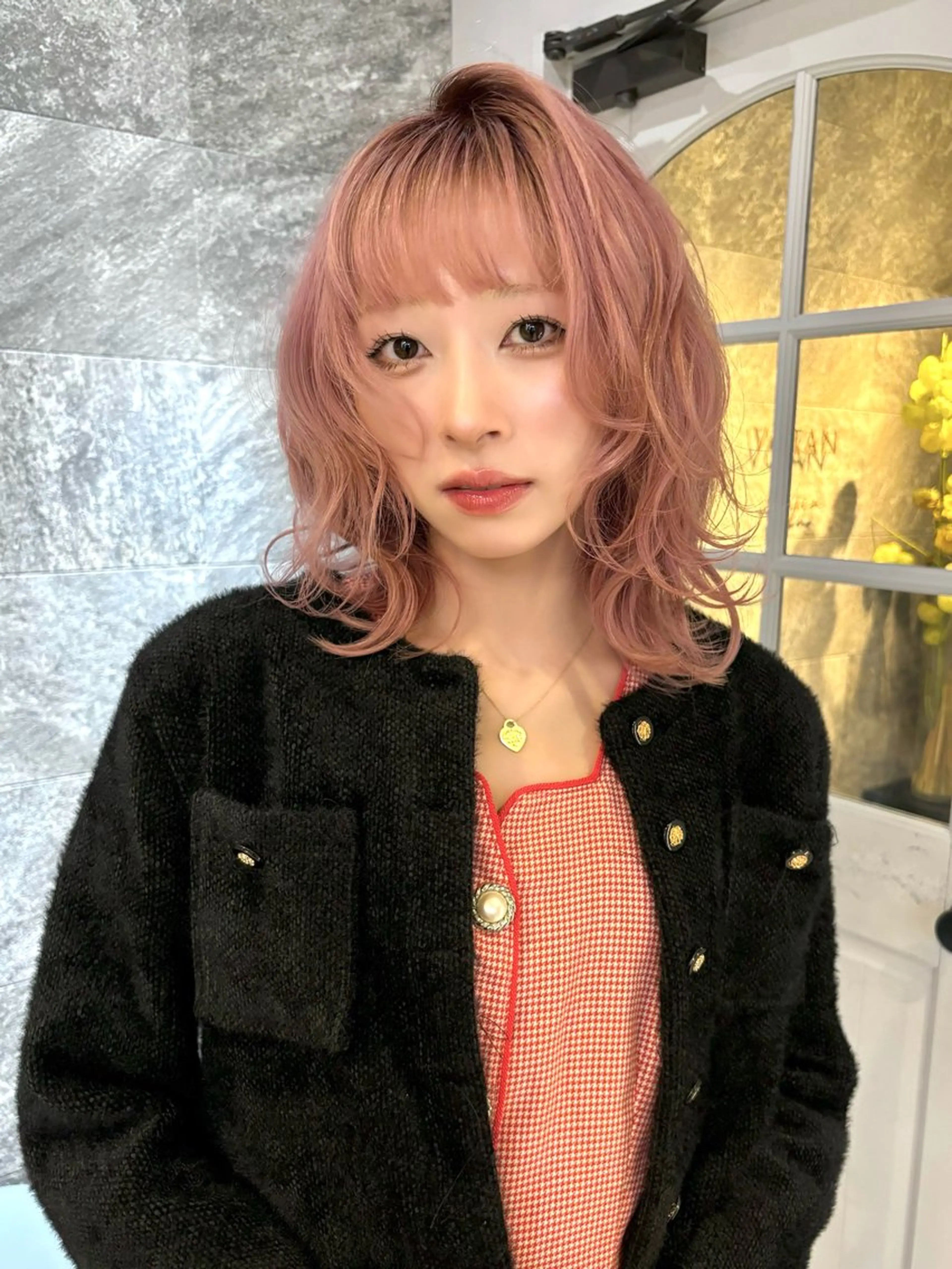 ロング カラー 透明感カラー ヘアカラー トリートメント 香月 元希のヘアスタイル