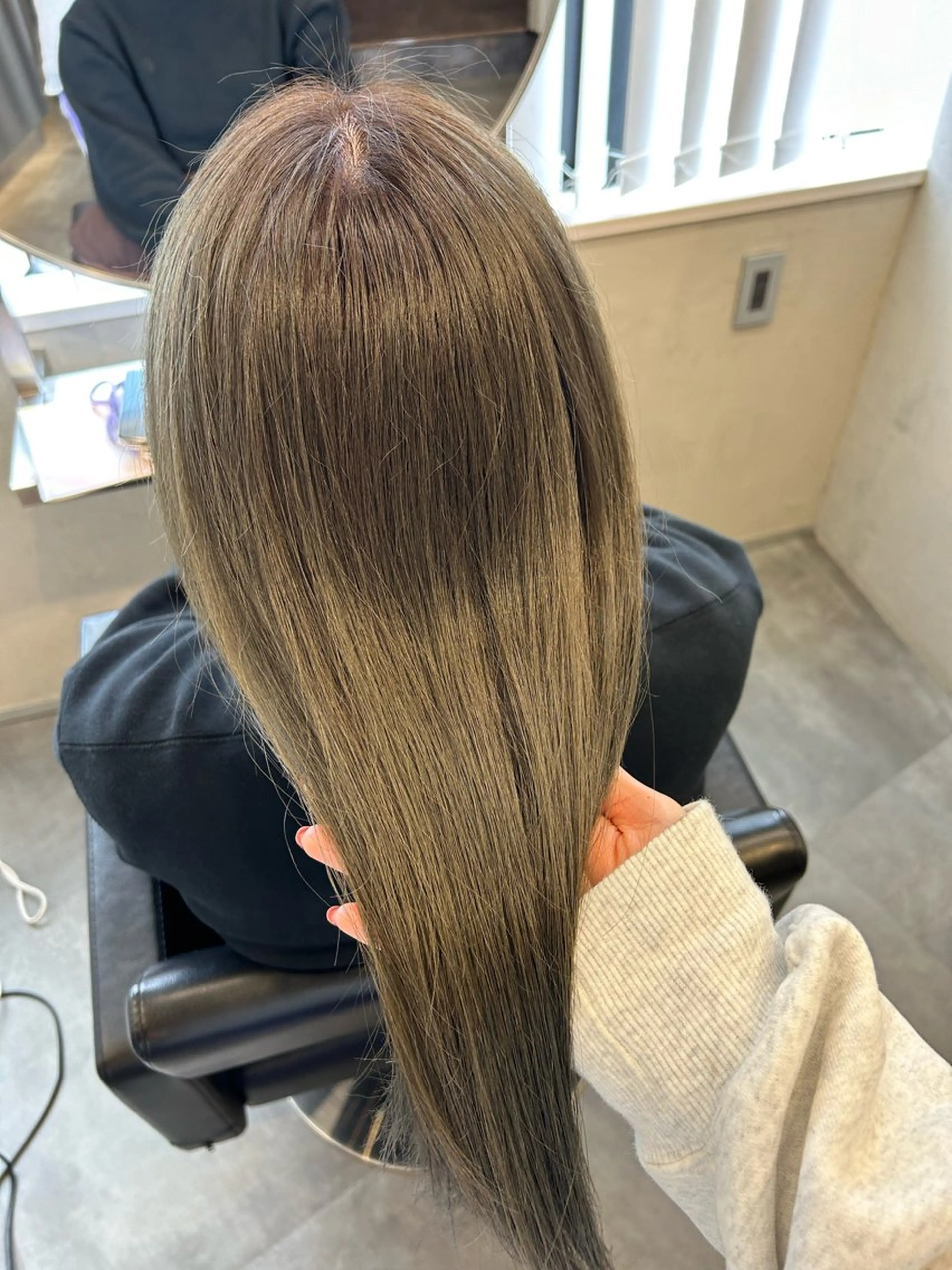 ロング カラー ヘアカラー トリートメント Haru/THREE …by velvetのヘアスタイル