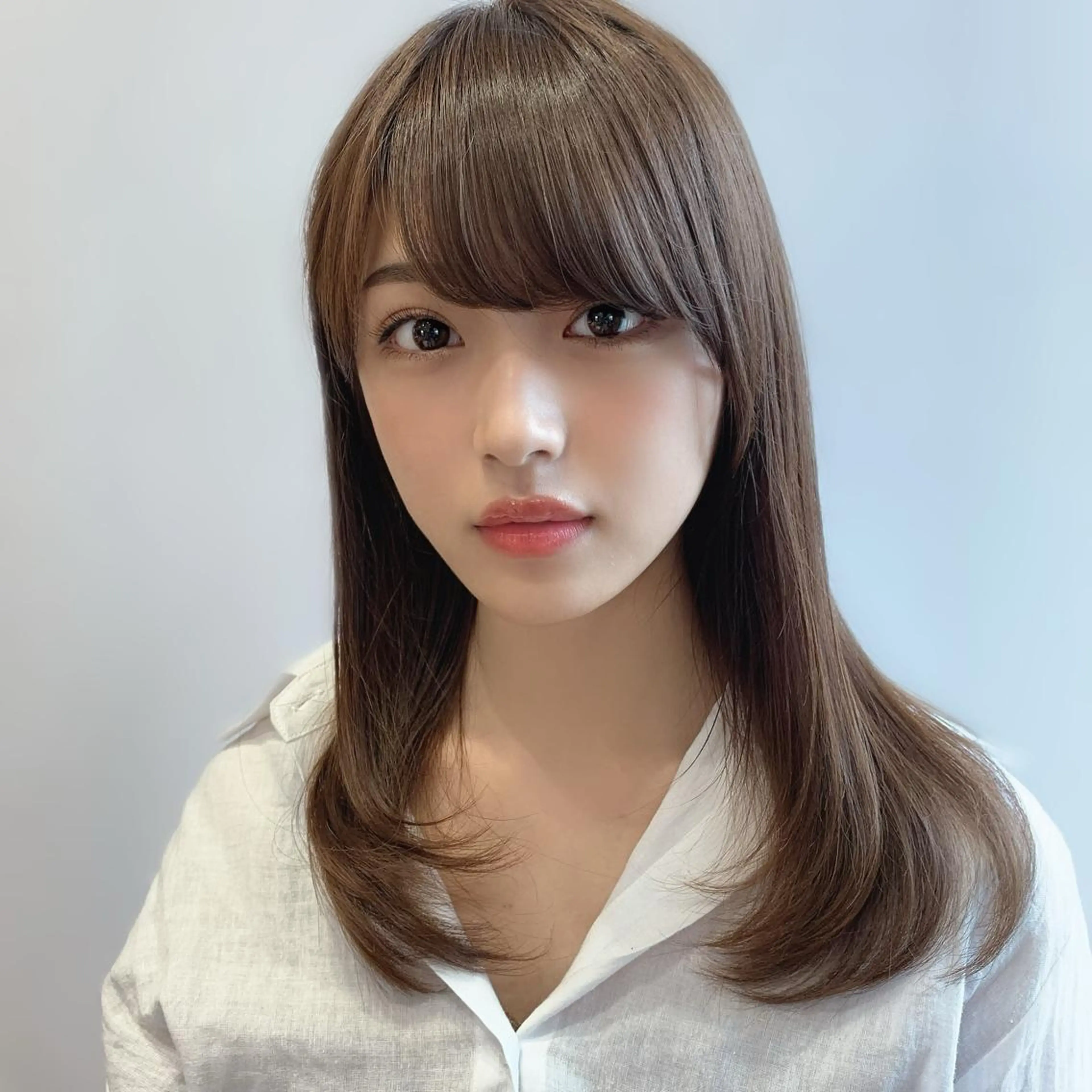 ミディアム 木俣 真也のヘアスタイル