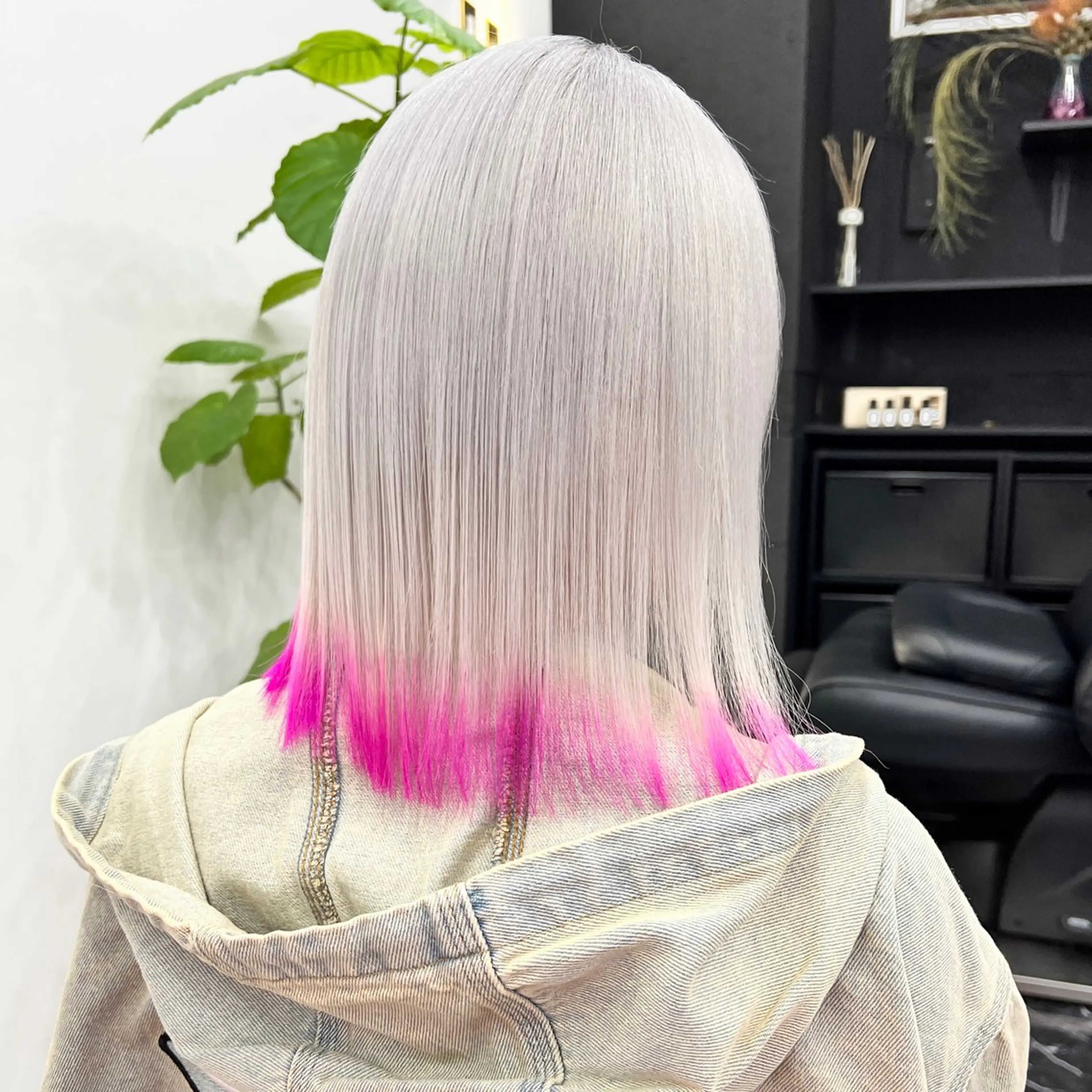 ミディアム カラー ブリーチ 透明感カラー ChuDuck所属・ケアブリーチ×ハイト ーン専門/SHOTAのヘアスタイル