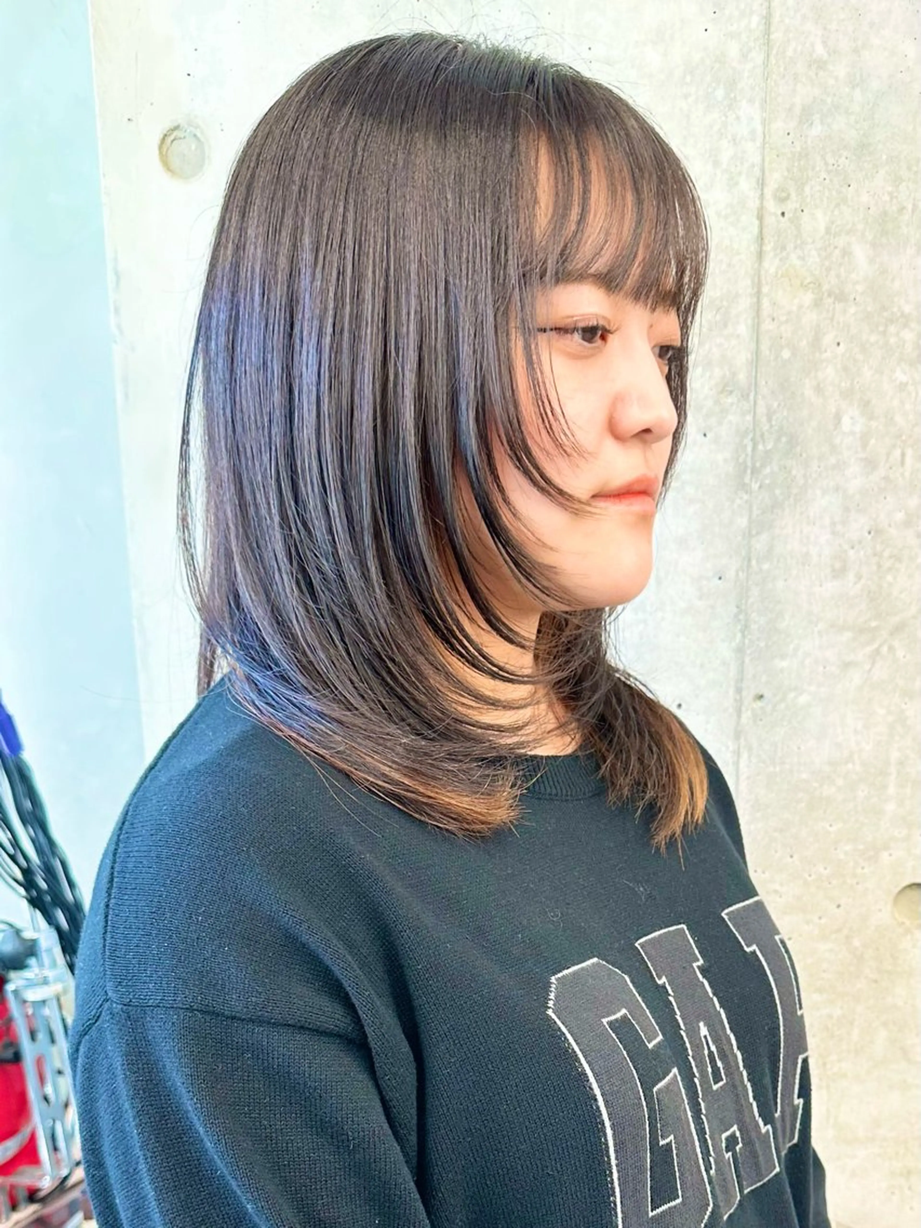 ロング カット ヘッドスパ ボブ/ゆるふわ ボブパーマ/とういのヘアスタイル