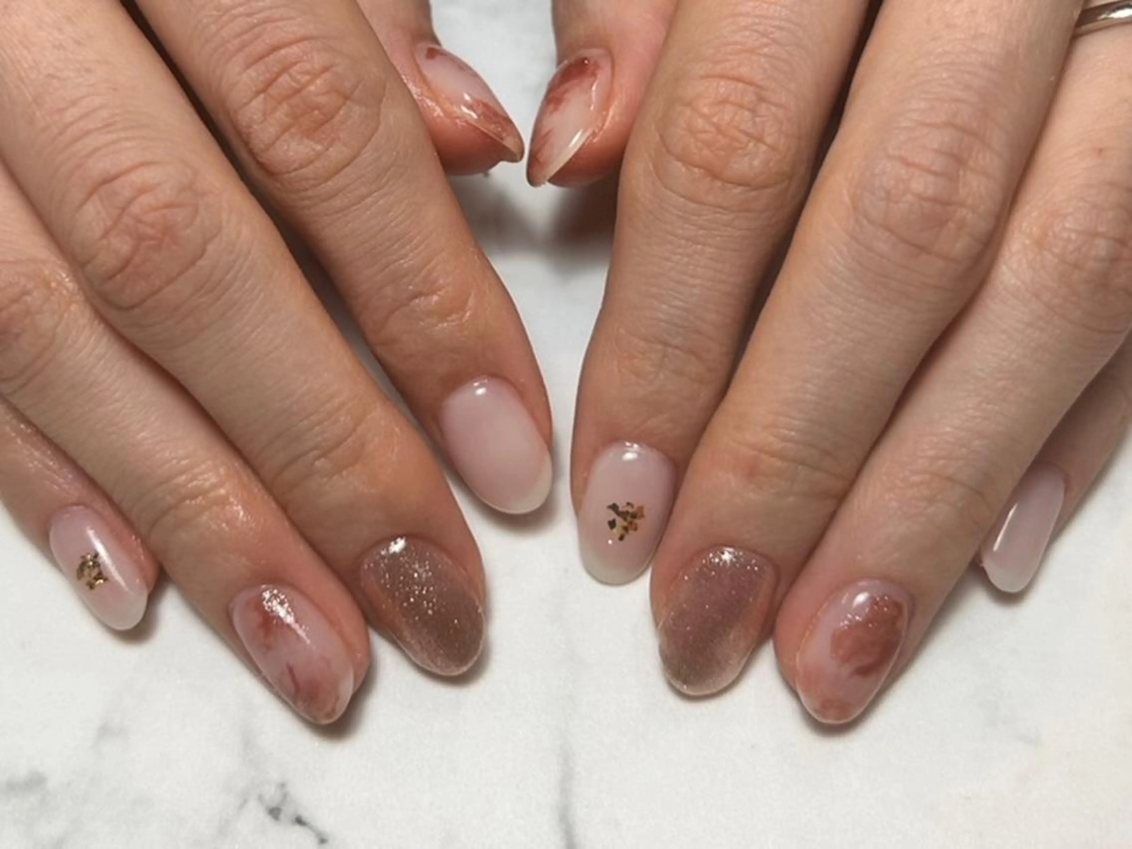 ネイル アートネイル ロングネイル シンプルネイル Nailist Honamiのネイルデザイン