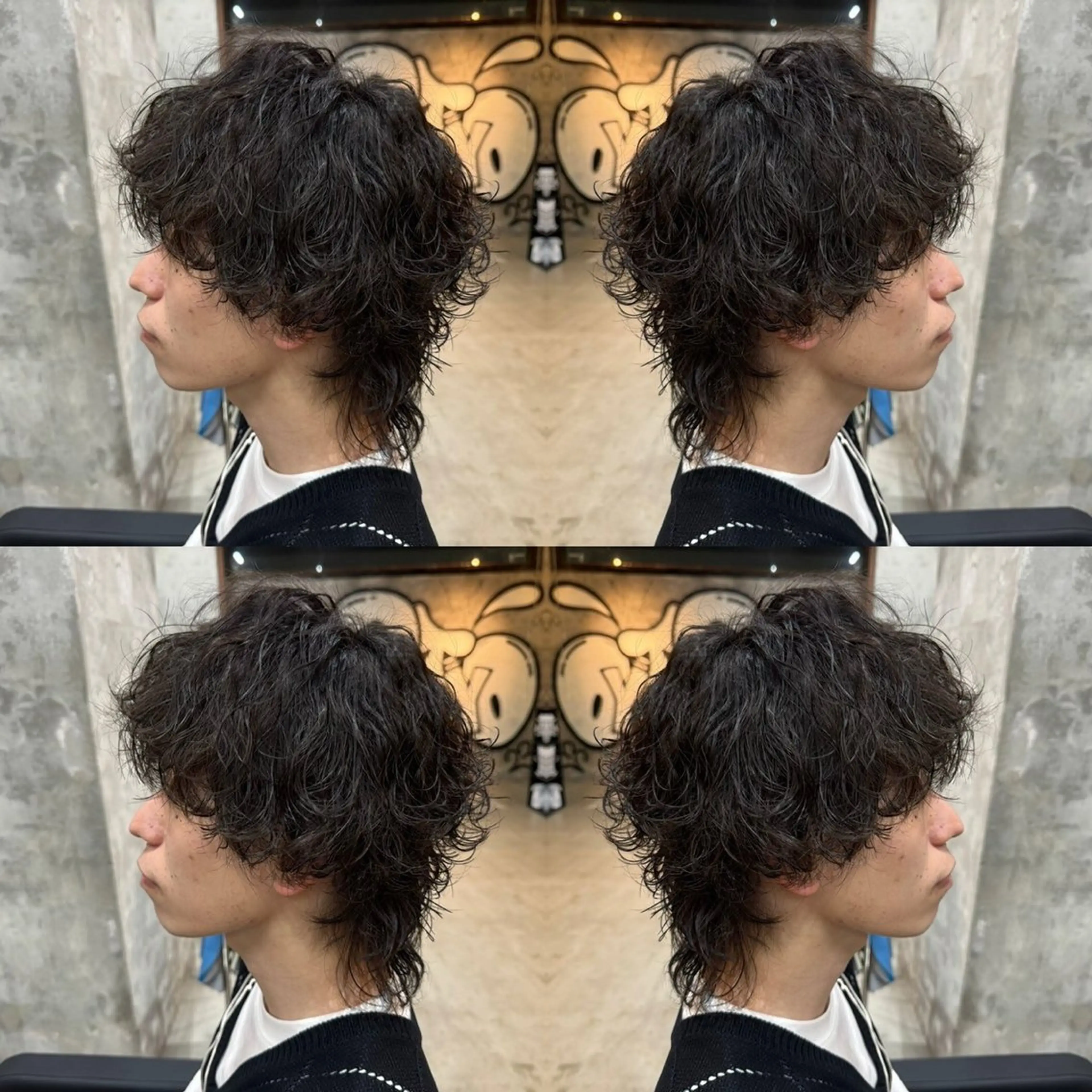 ショート パーマ メンズ 1ｍｍも妥協しない 圧倒的メンズカットのヘアスタイル