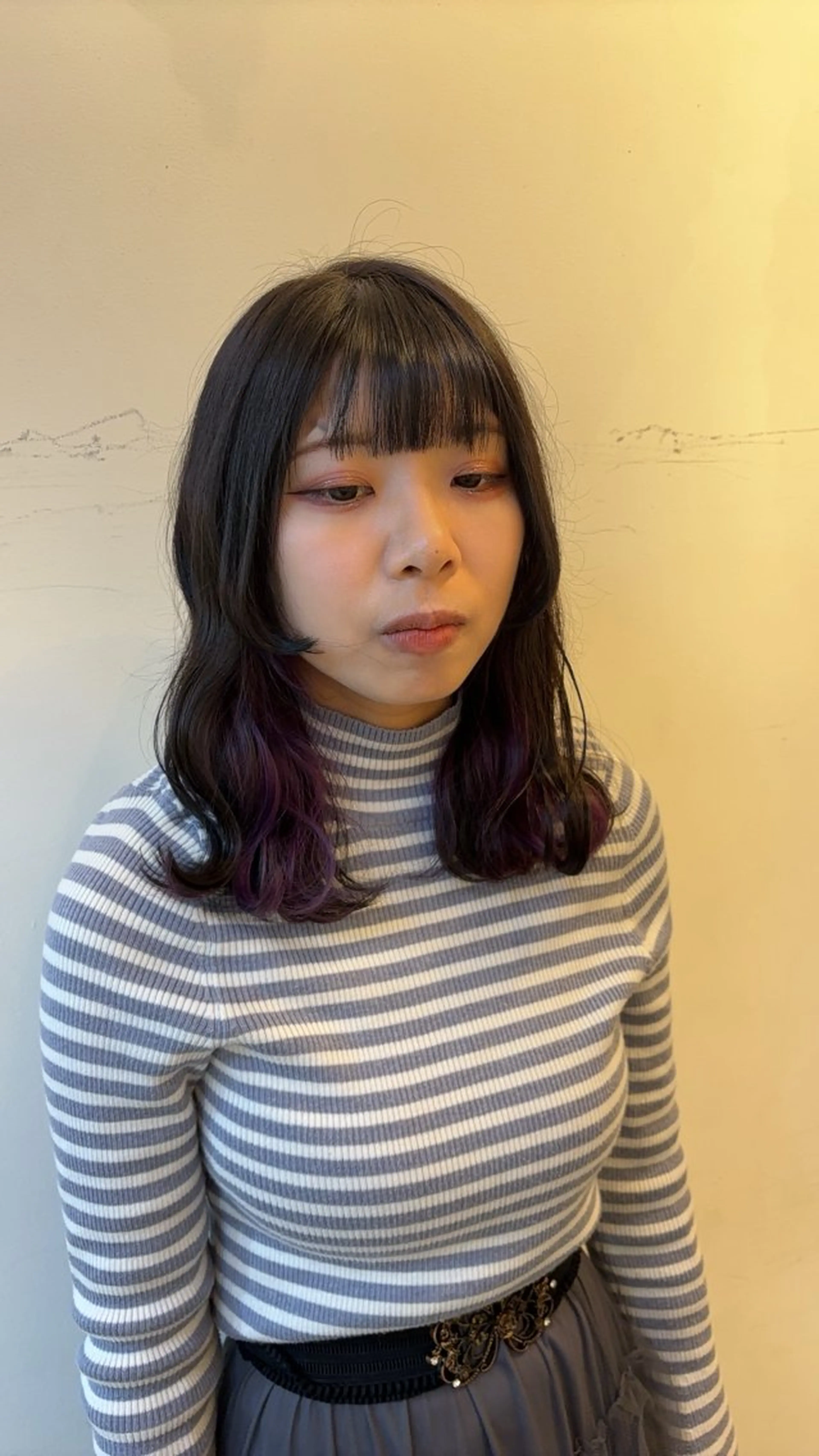 ミディアム カラー 🍒桜井 優華🍒のヘアスタイル