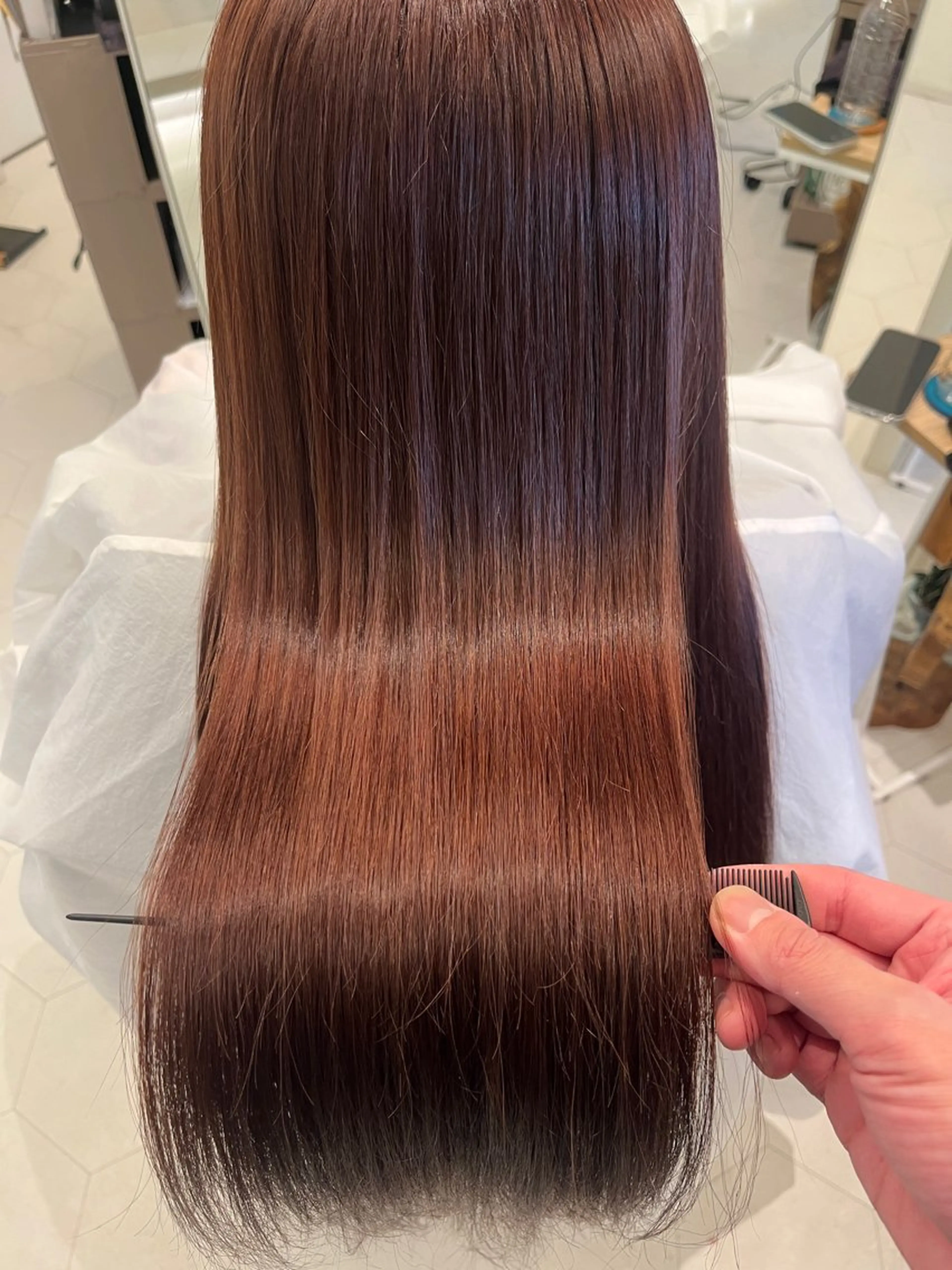 ロング カラー トリートメント ヘアカラー トリートメント 髪質改善/縮毛矯正 艶髪🔥高杉のヘアスタイル