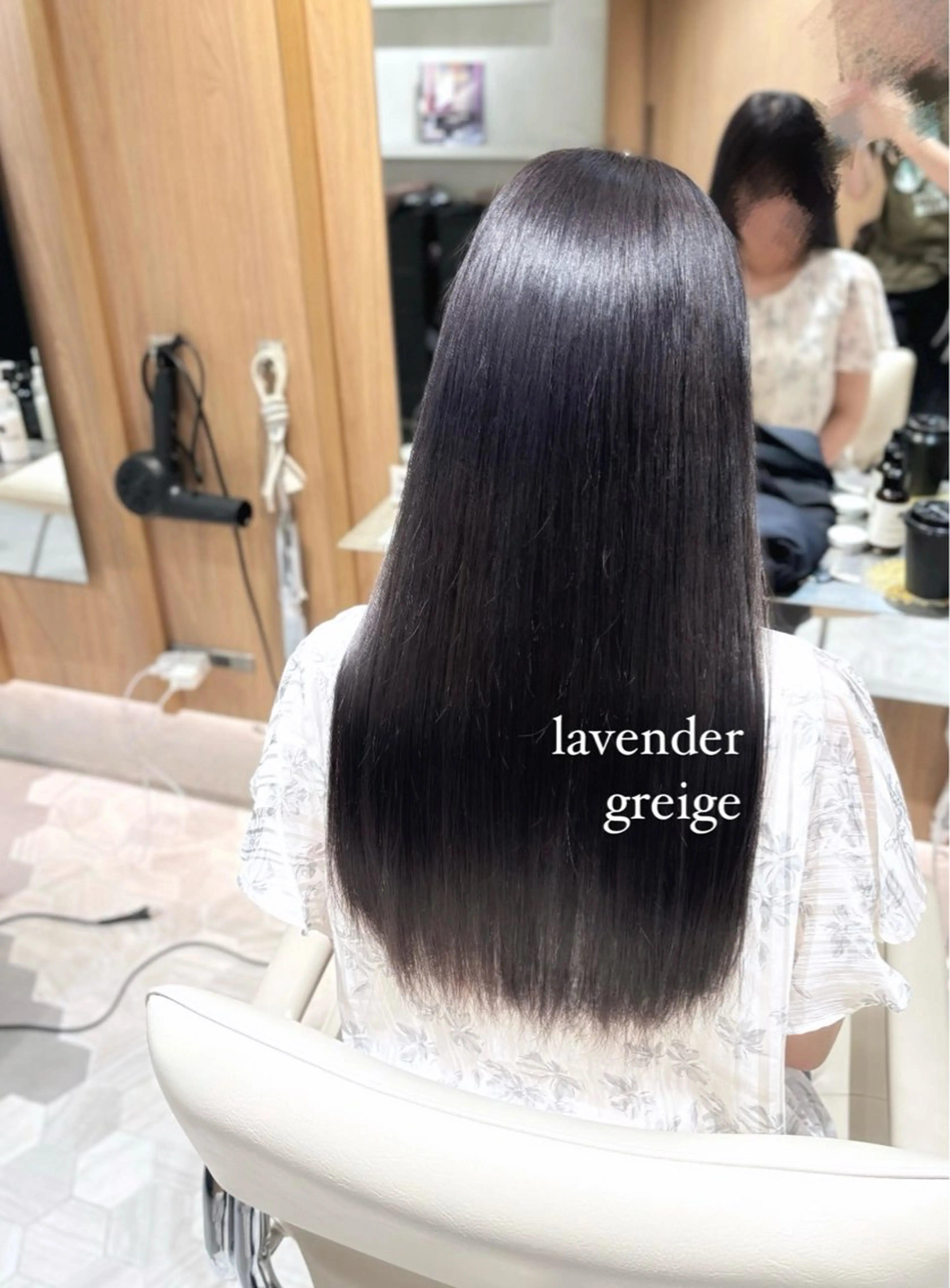 ロング カラー ブリーチ 透明感カラー ヘアカラー トリートメント 艶髪カラー/ レイヤー/yuiのヘアスタイル