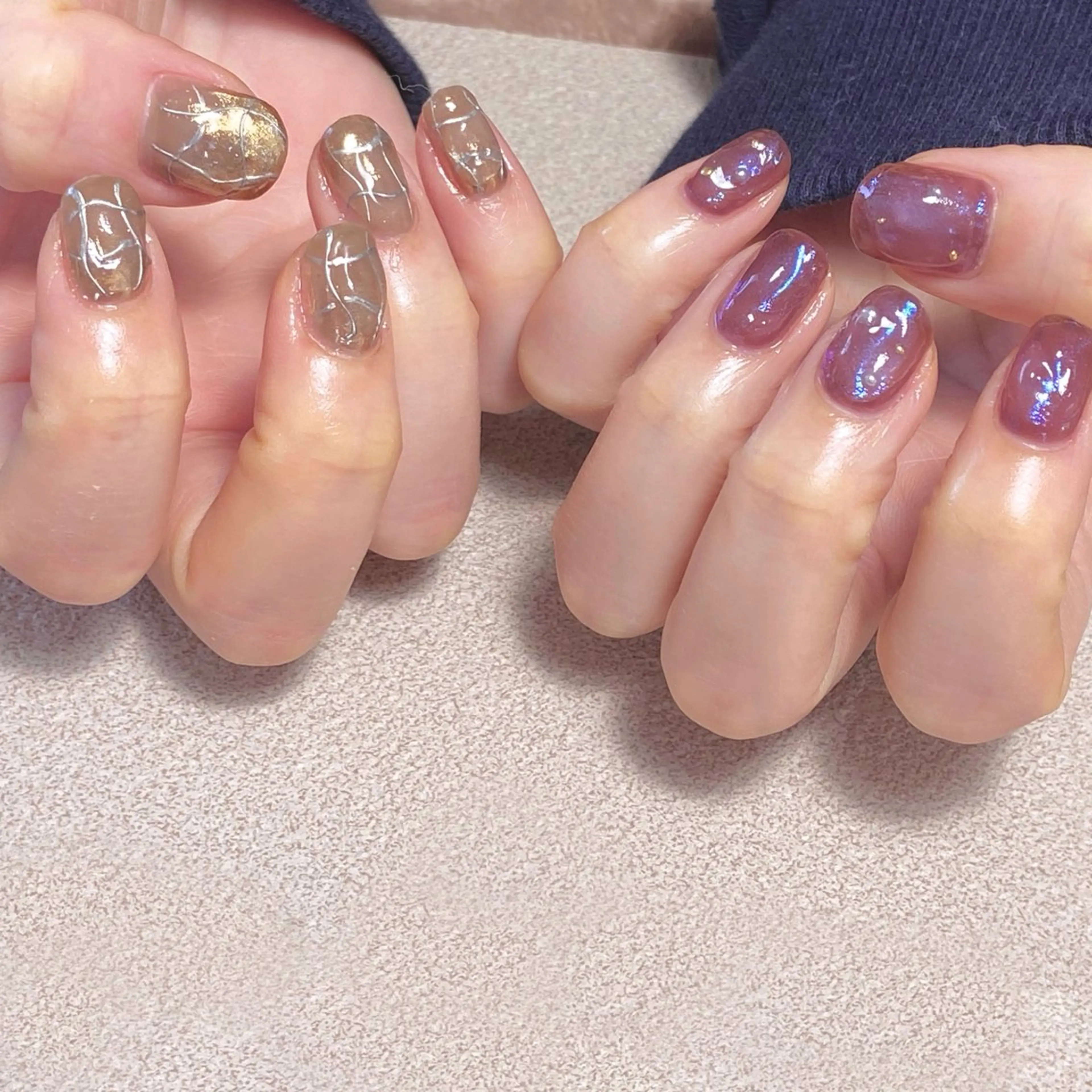 ネイル ハンドネイル 甲府昭和甲斐 ネイルサロン　IROのネイルデザイン